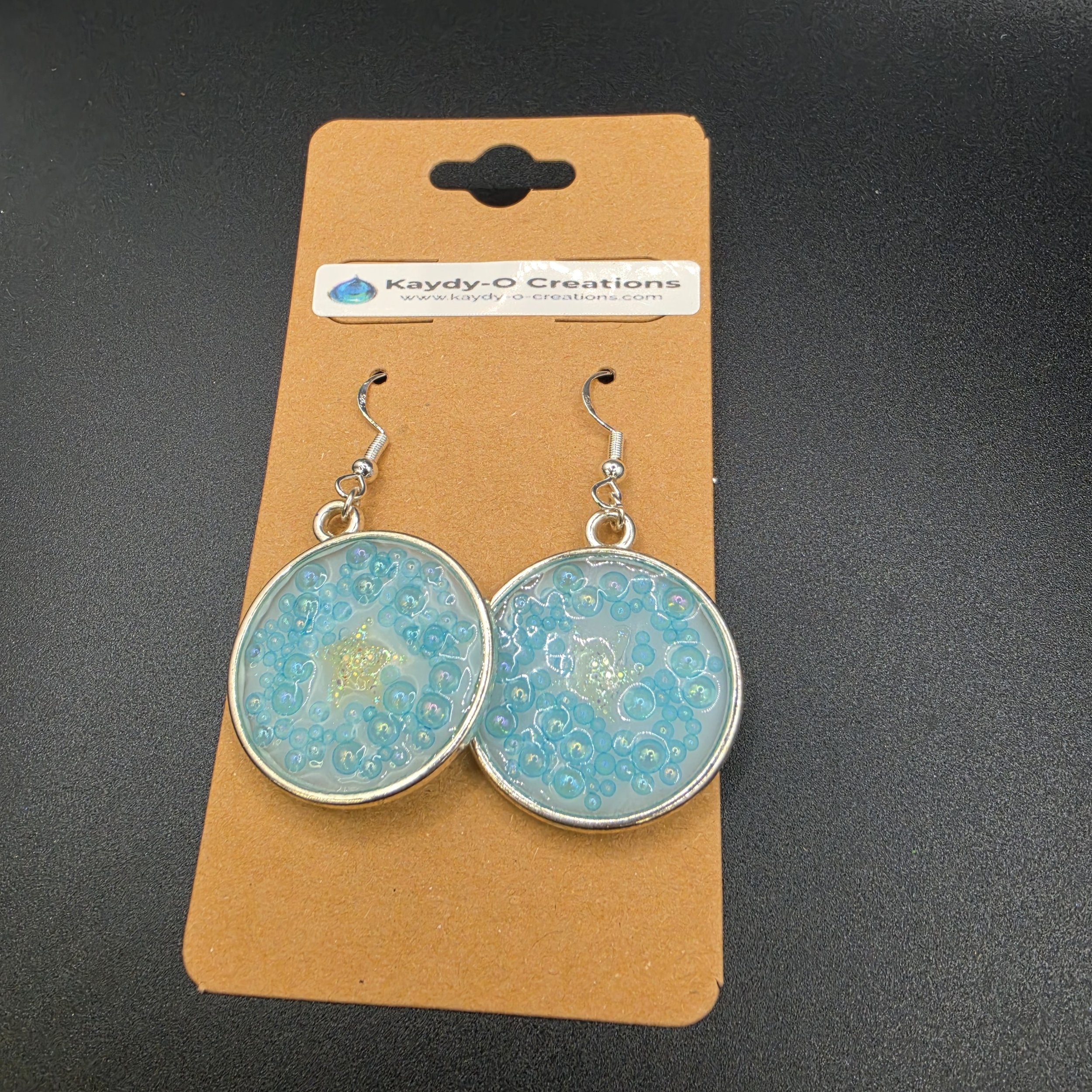 Blissful Blue Bubble Earrings