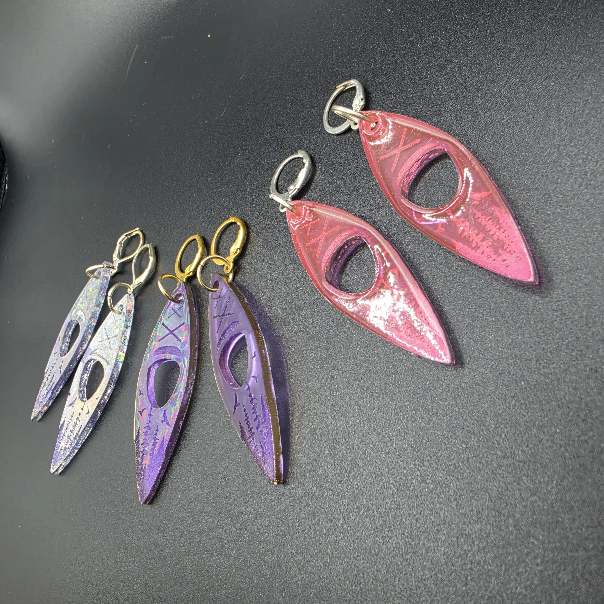 Paddle Perfect Kayak Earrings
