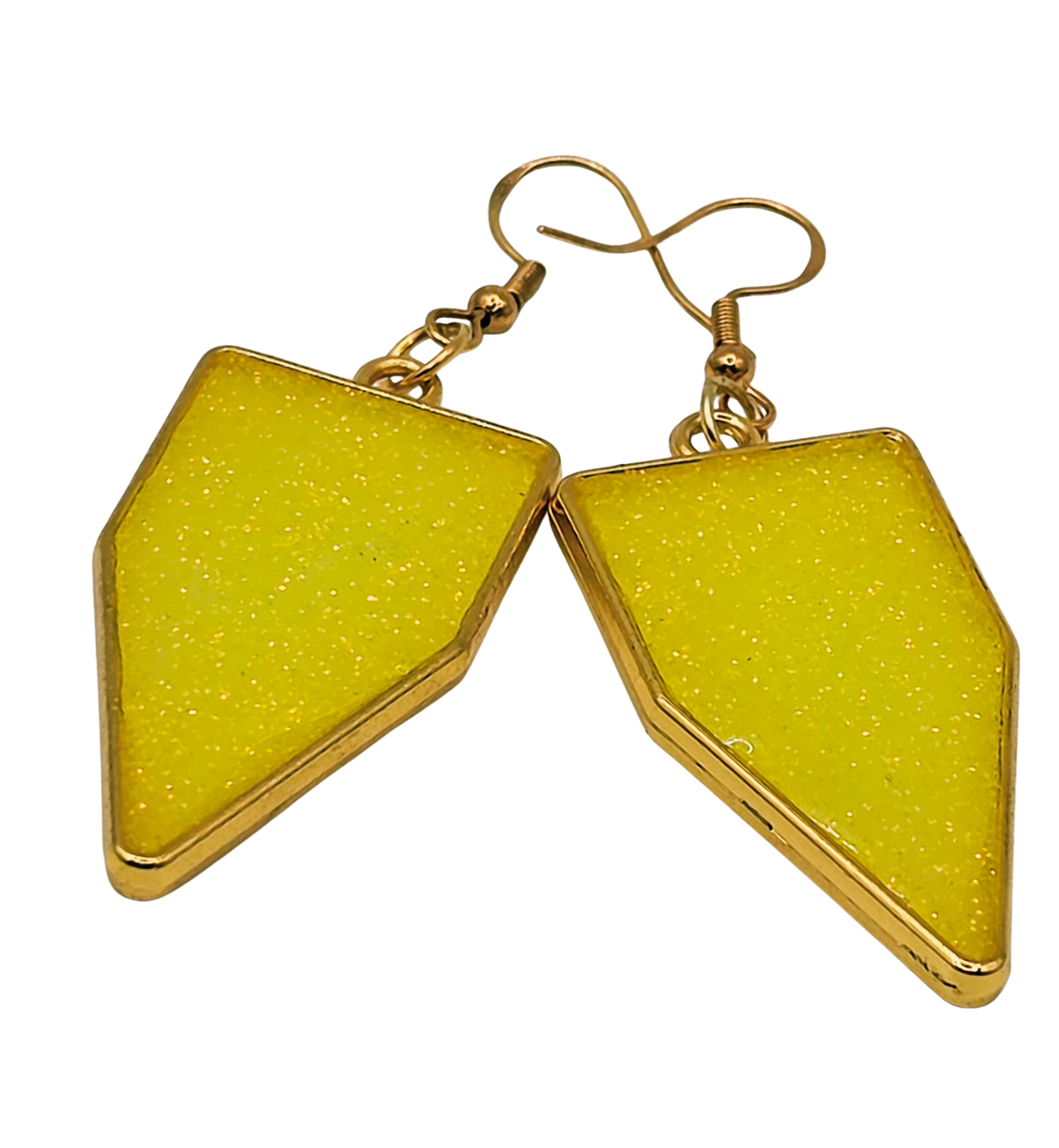 Parisian Sunshine Resin Earrings