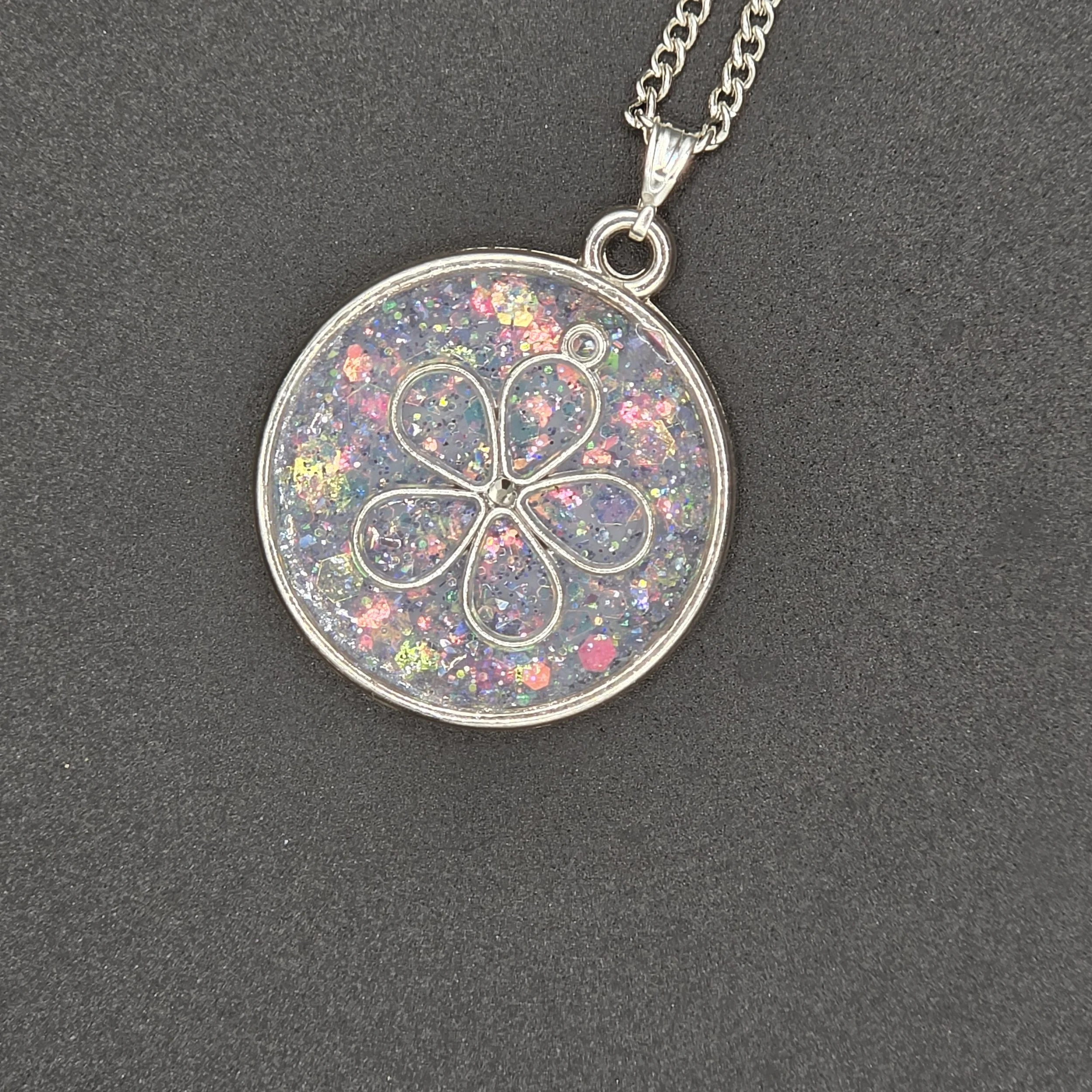 Glittering Blossom Pendant