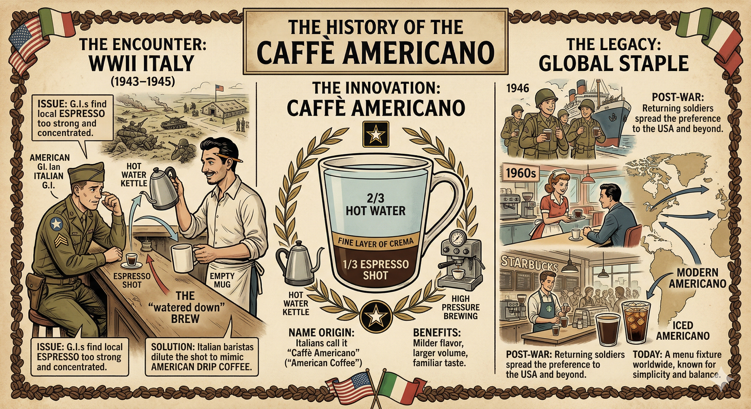 The Americano: Simple, Strong, and Sophisticated