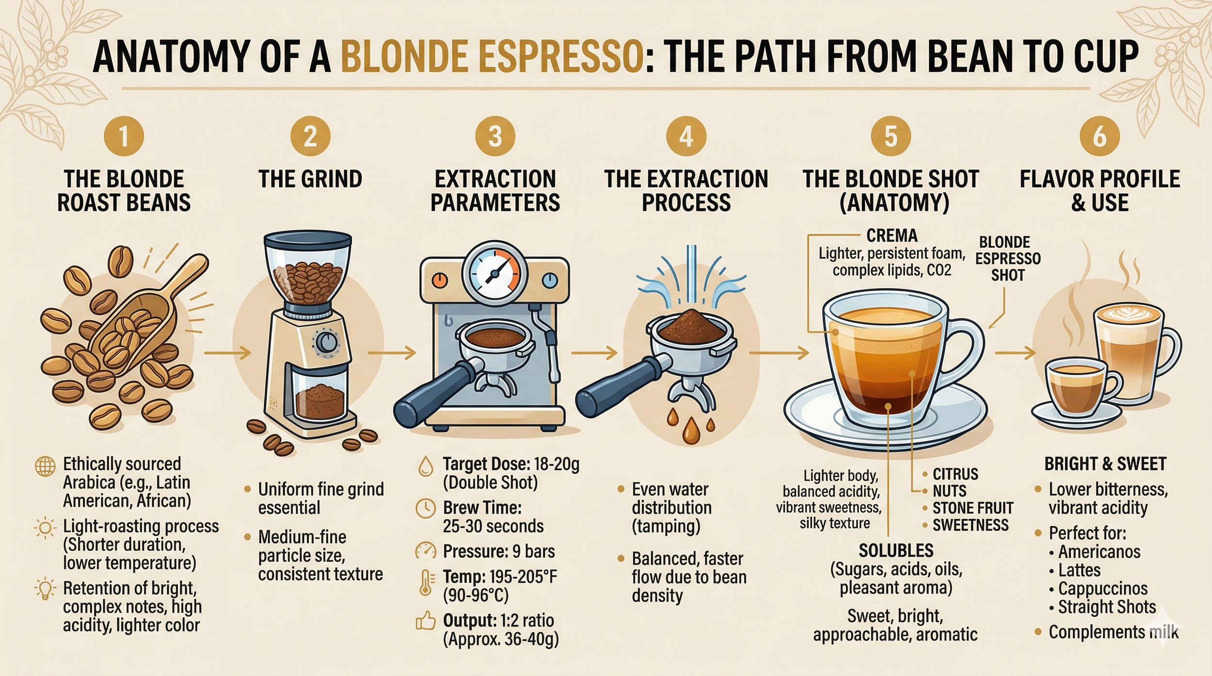 The Anatomy of a Blonde Espresso - how to make a blonde espresso.