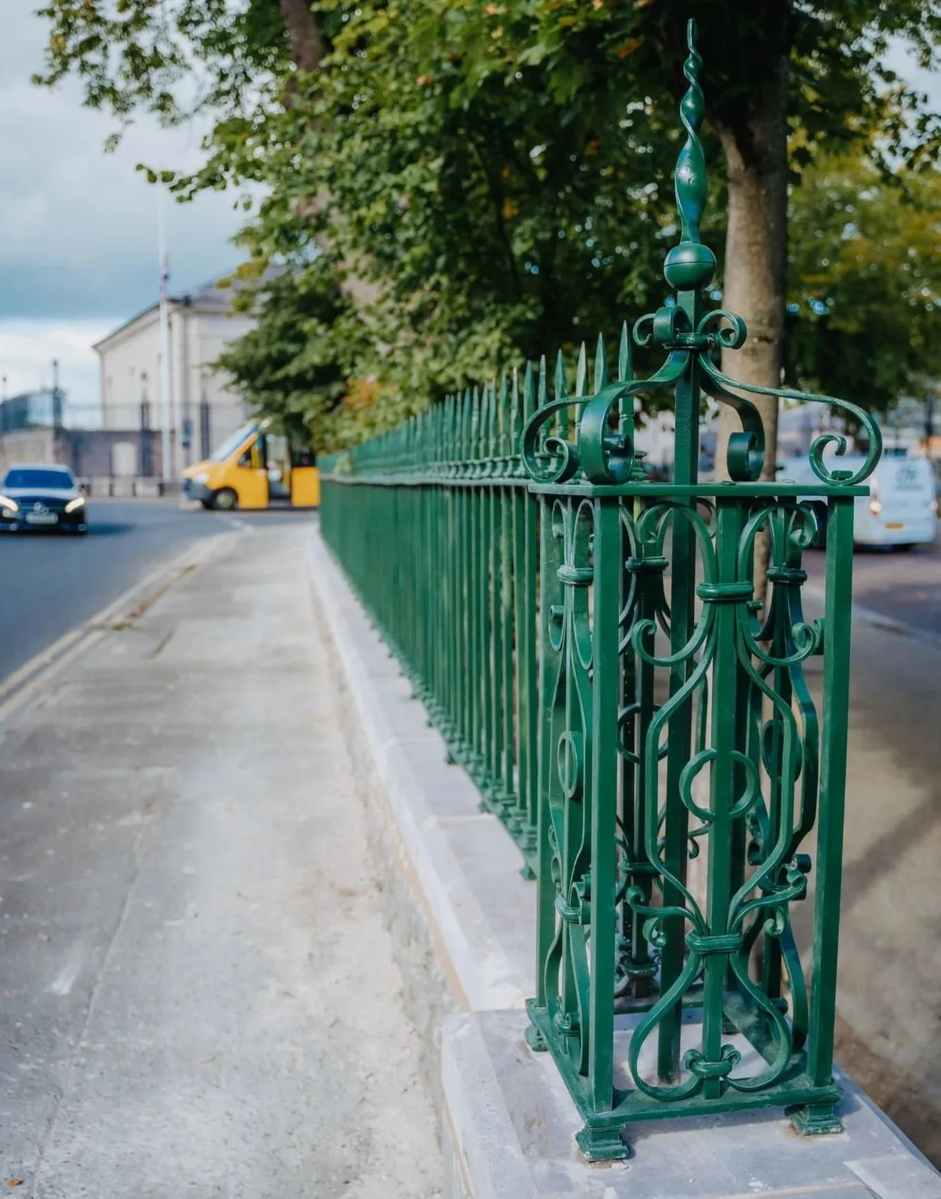 Restored railings & Replica Pier, Armagh 