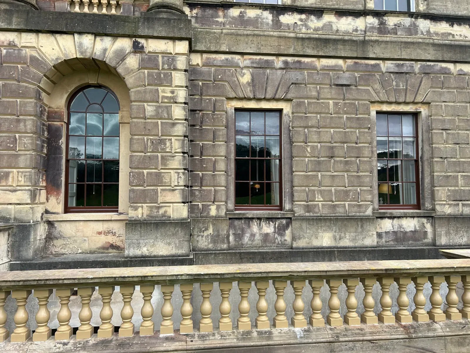 Restored georgian windows 