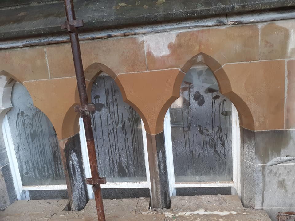 Ornamental stone repairs 