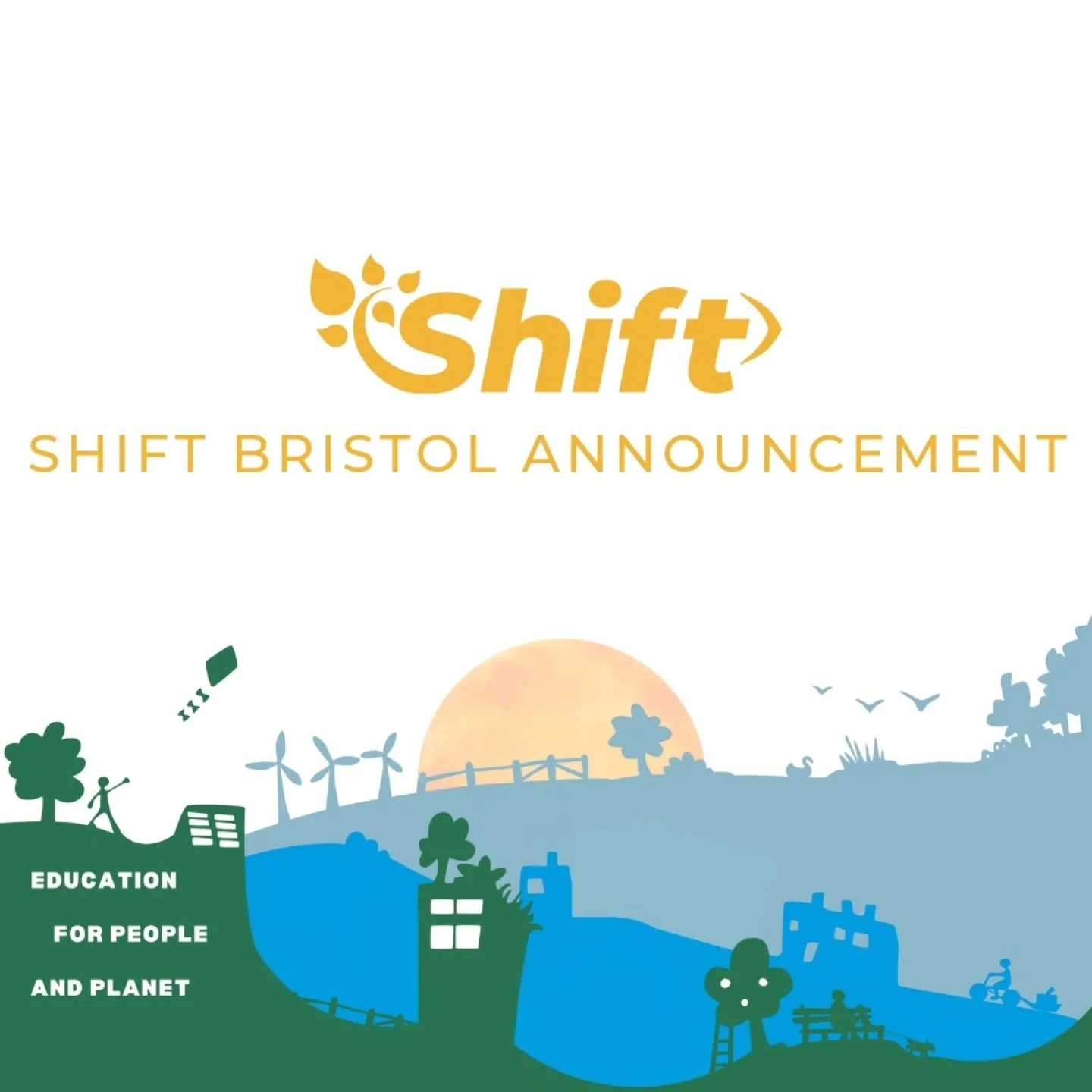 Shift Bristol Announcement 👀 👀 👀

There's been a huge amount of work going on behind the scenes at Shift HQ / pokey home offices / Community Centre Cafes because . . .

. . . Shift is Shifting!

We don't want to change WHAT we do, but we are worki