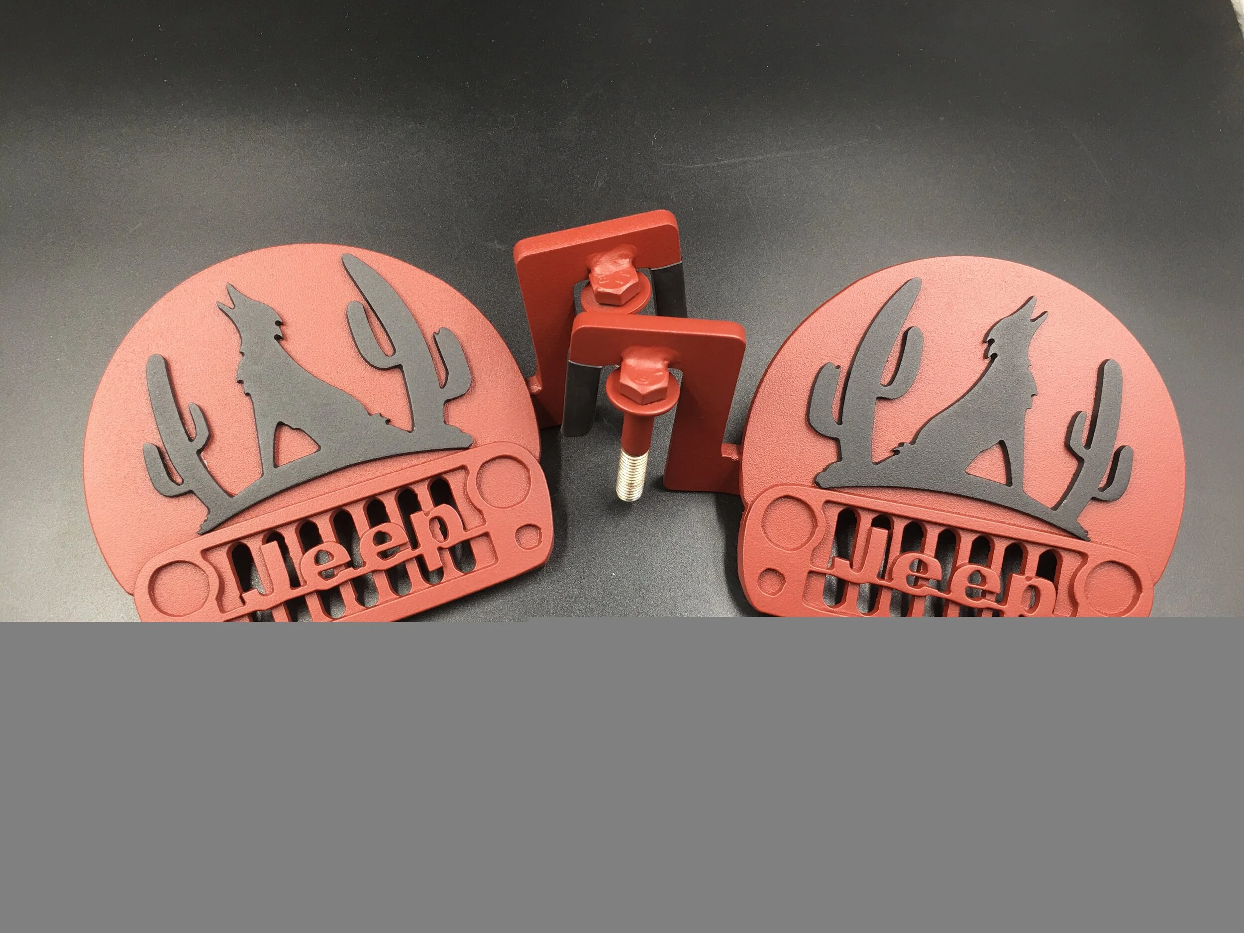 Custom Desert-Themed Jeep Foot Pegs