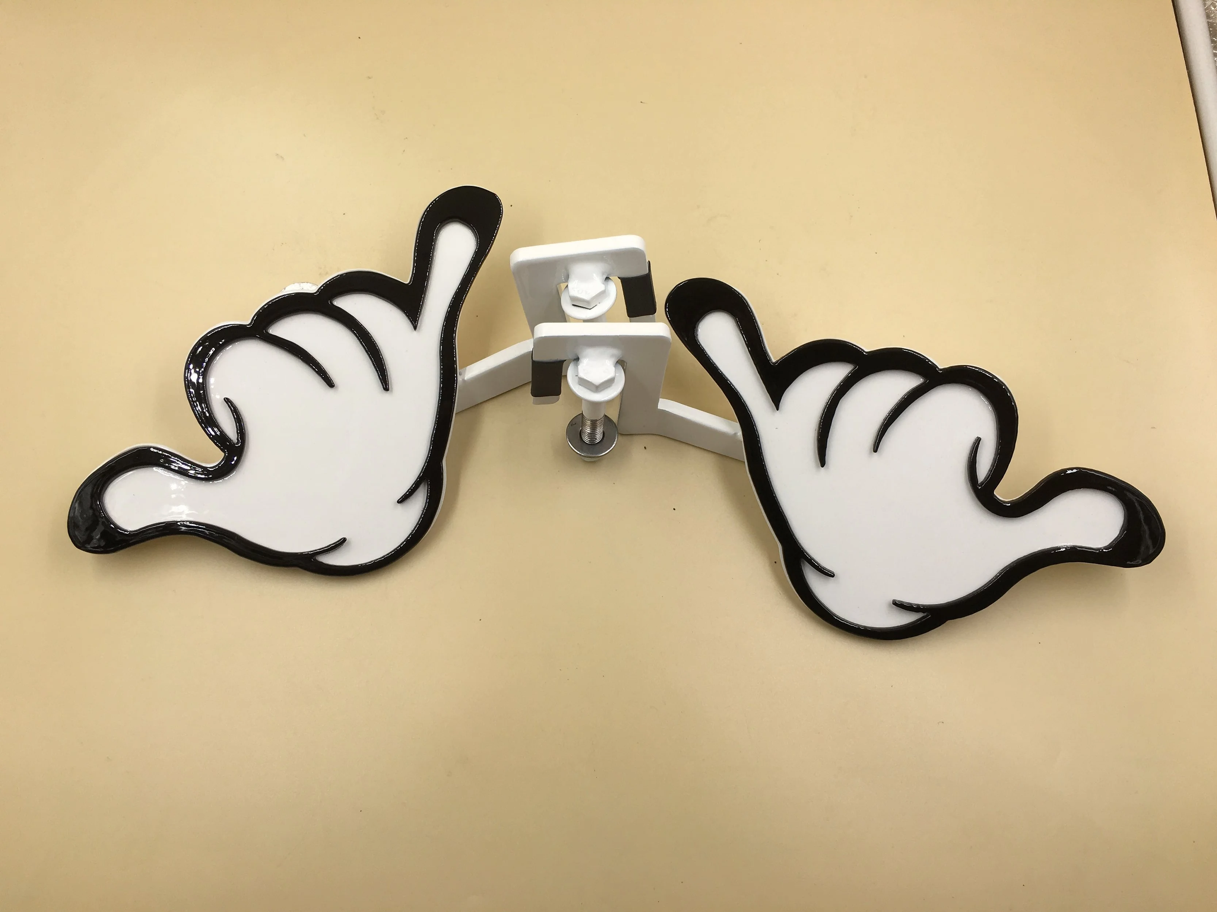Shaka Hand Jeep Foot Pegs