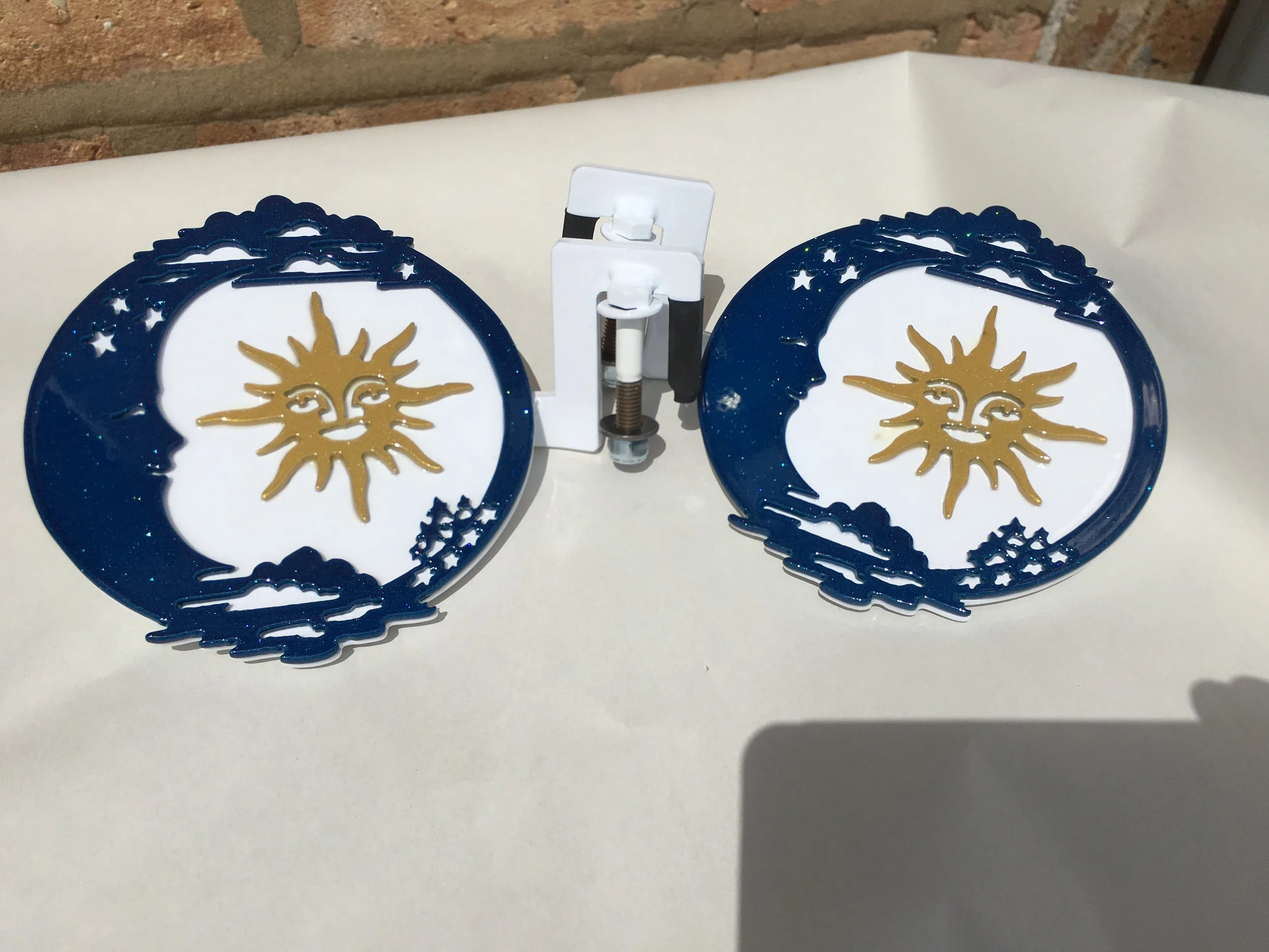 Moon and Sun Jeep Foot Pegs