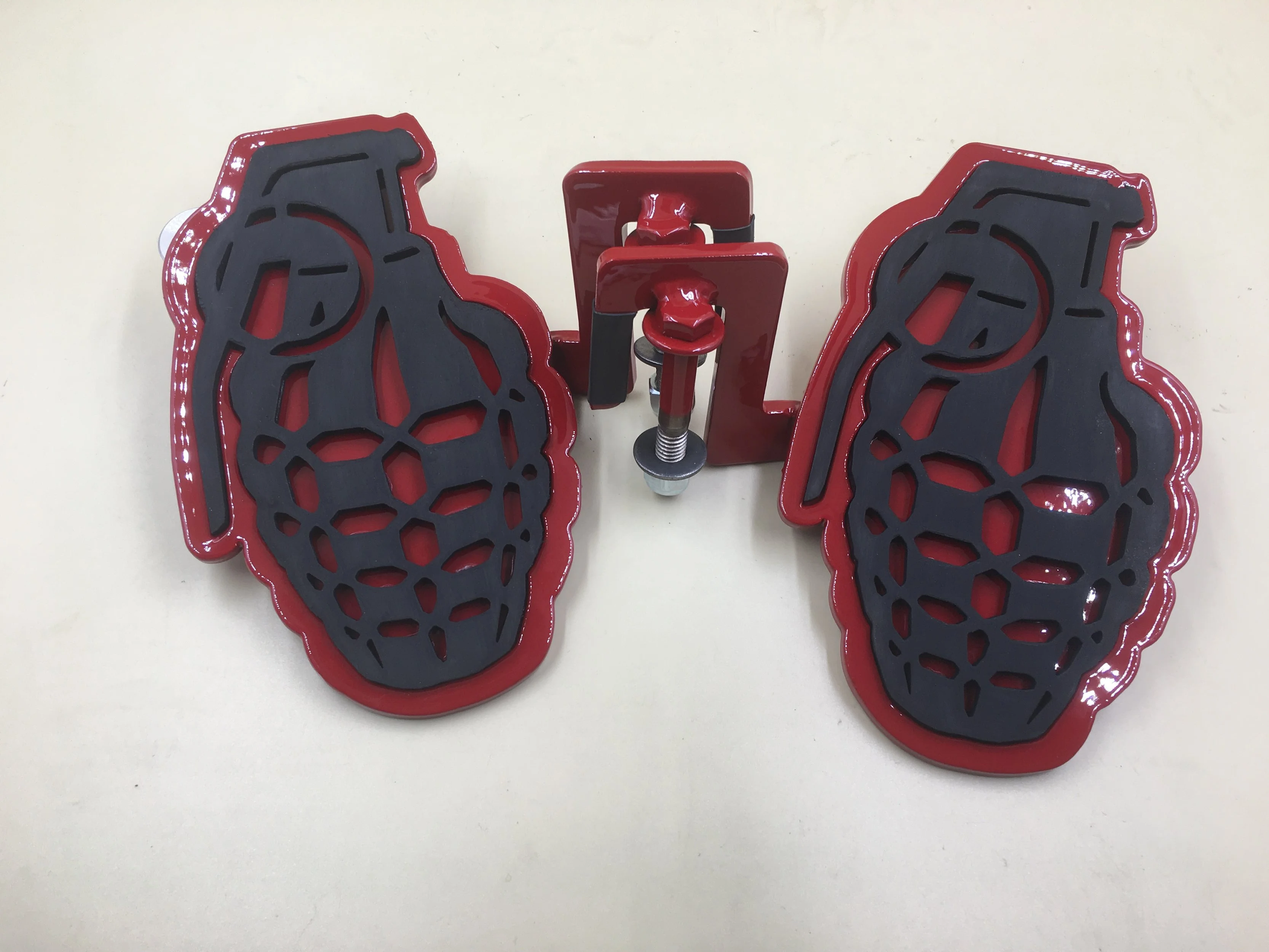 Hand Grenade Foot Pegs for Jeep