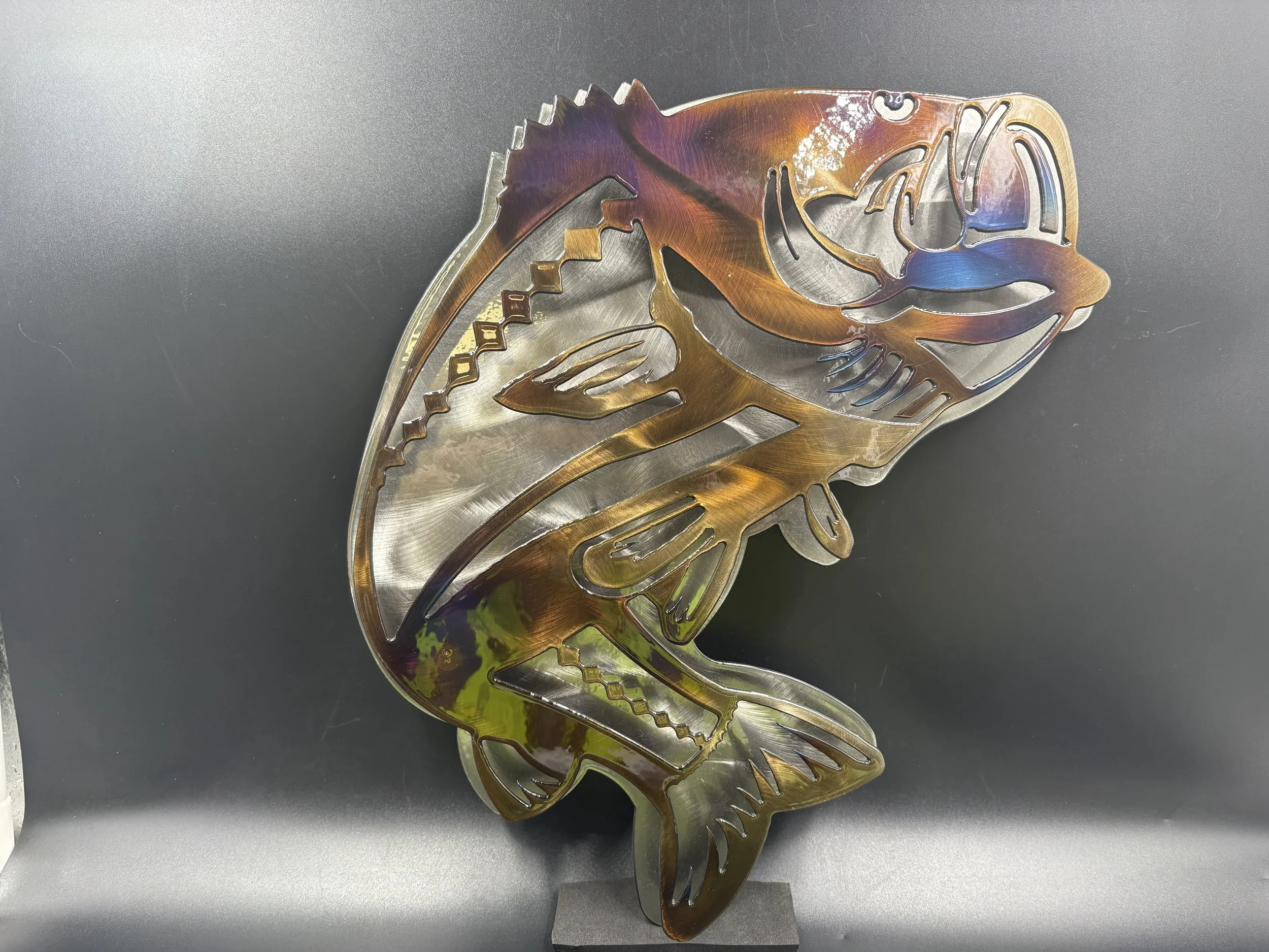 Bass Metal Wall Art