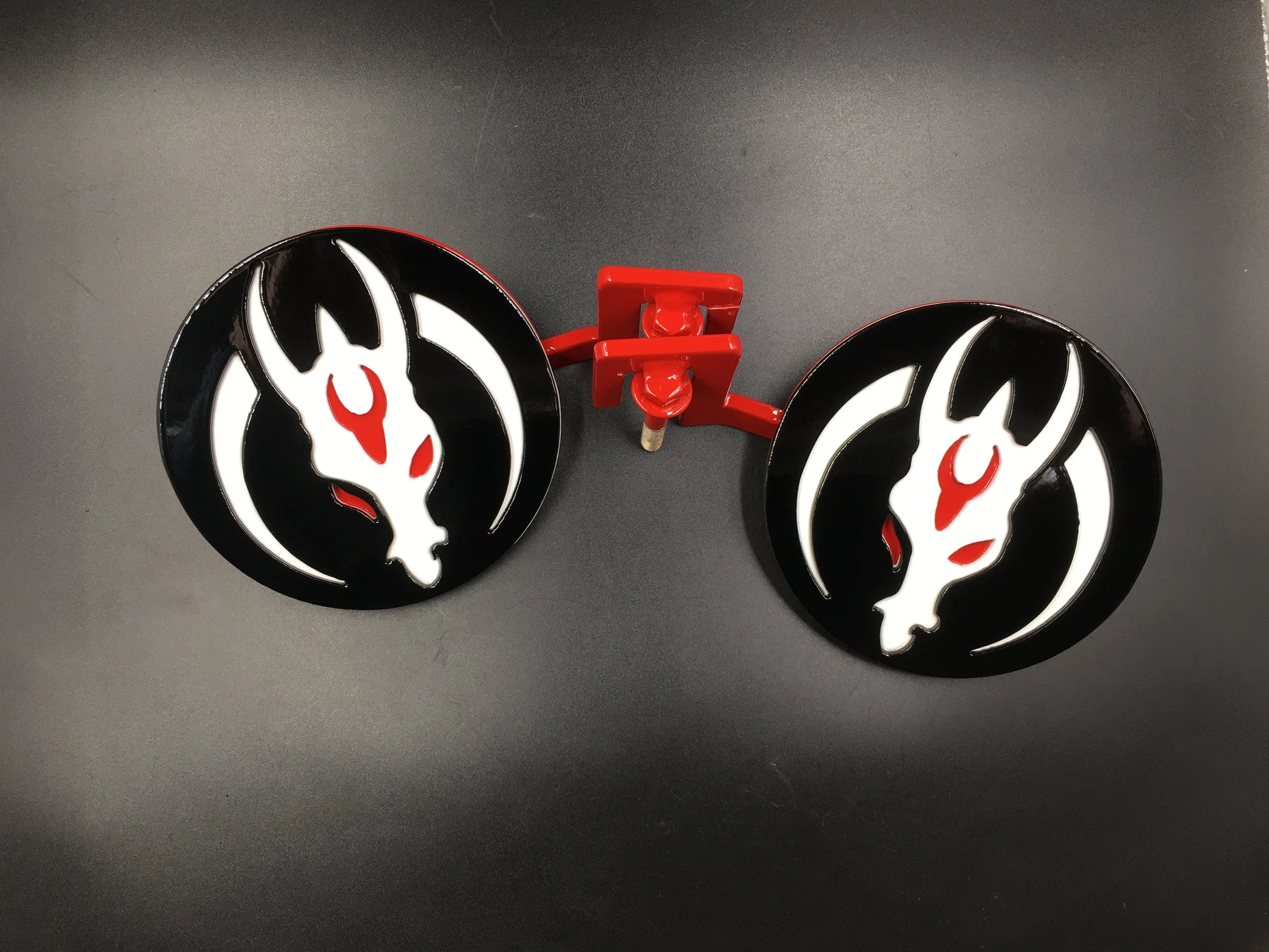 Dragon Emblem Jeep Foot Pegs
