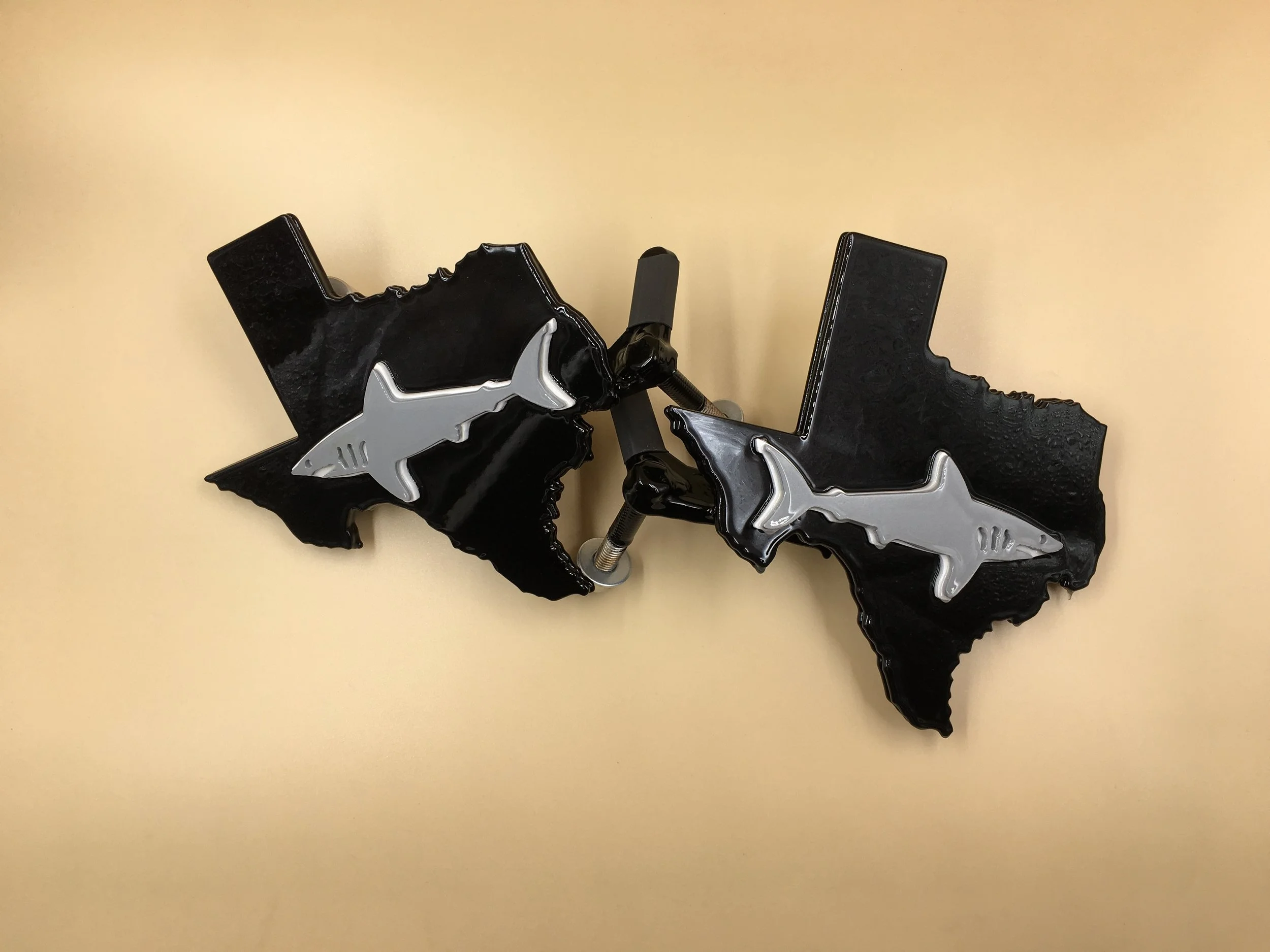 Custom Shark-Themed Jeep Foot Pegs