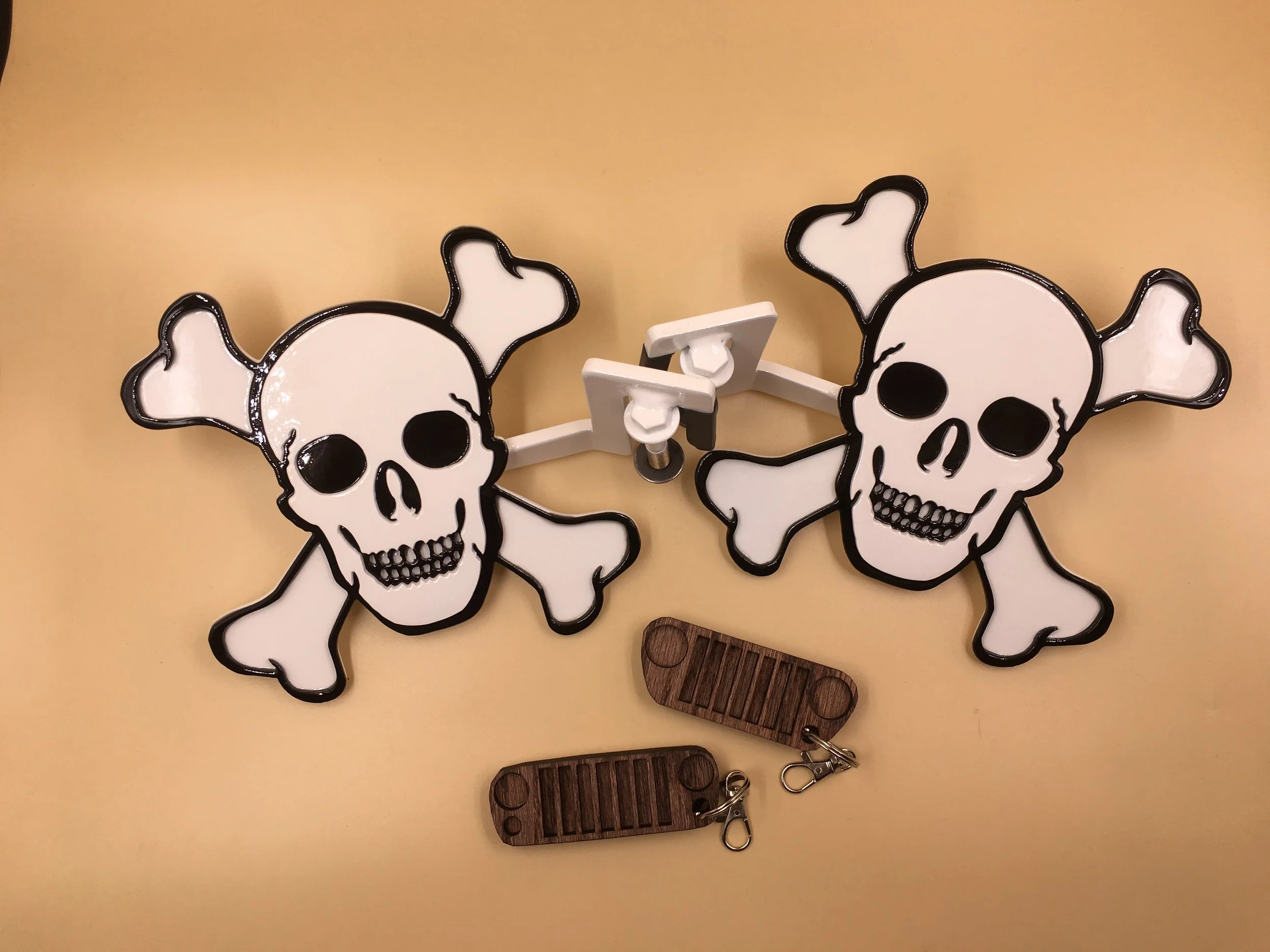 Bold Skull Foot Pegs