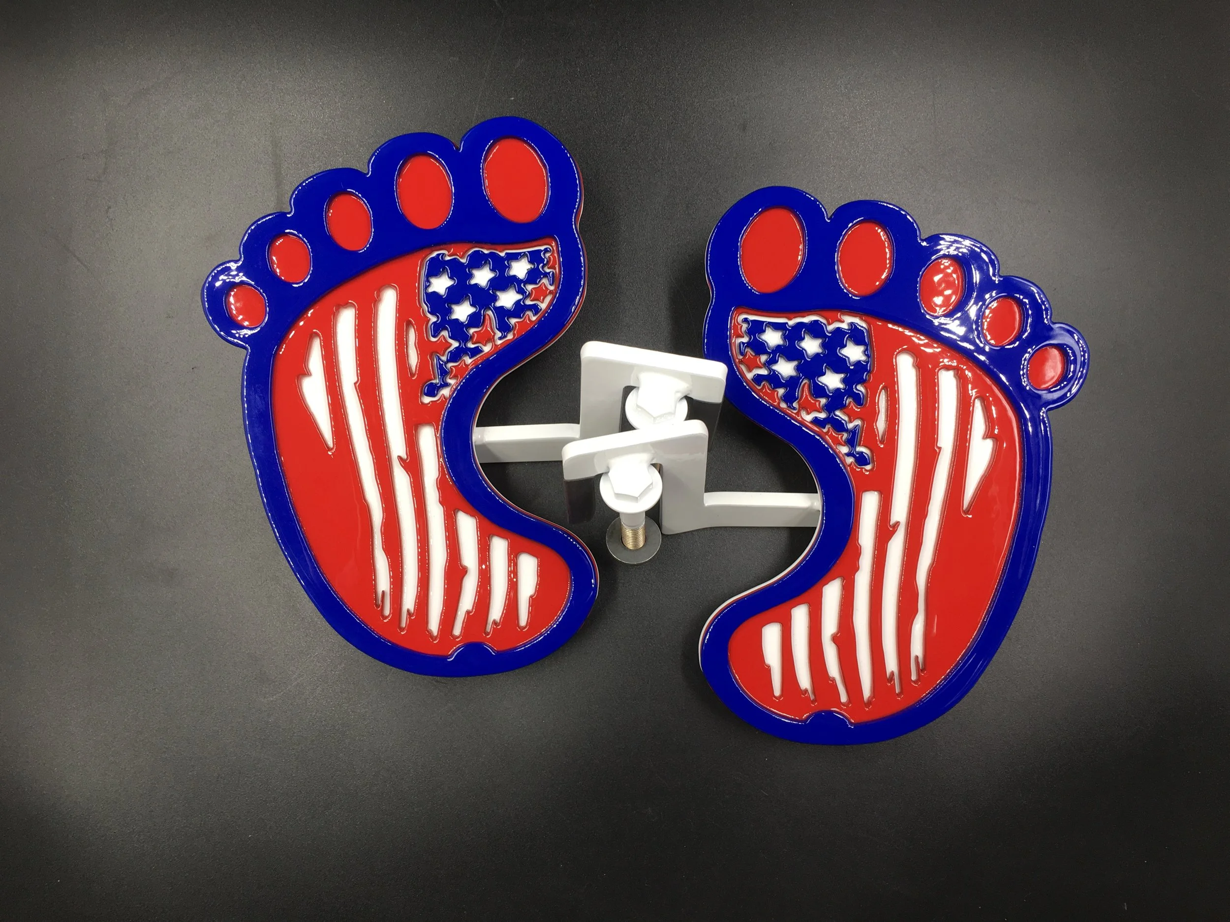 Patriotic Jeep Foot Pegs