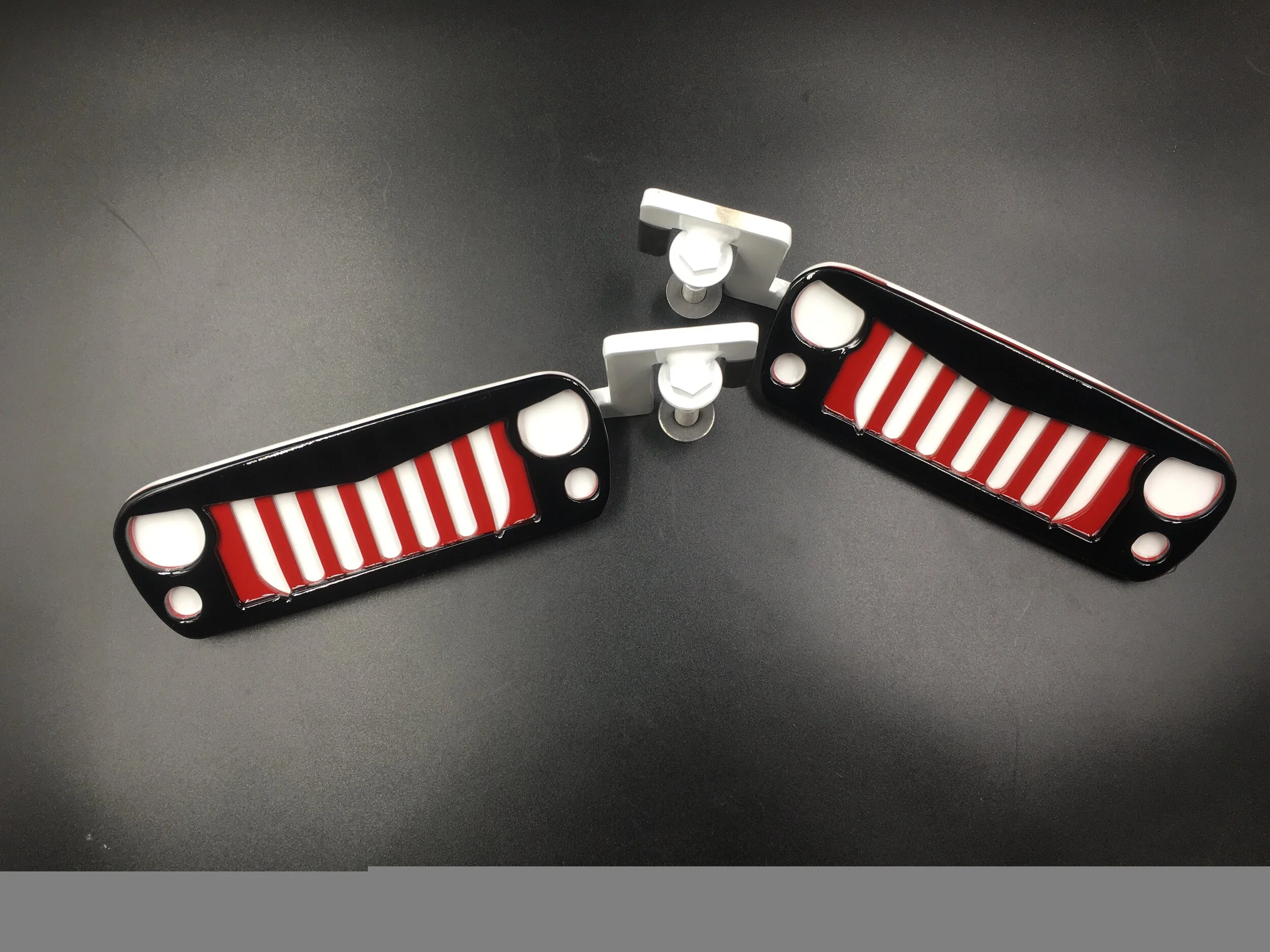 Custom Jeep Grille Foot Pegs