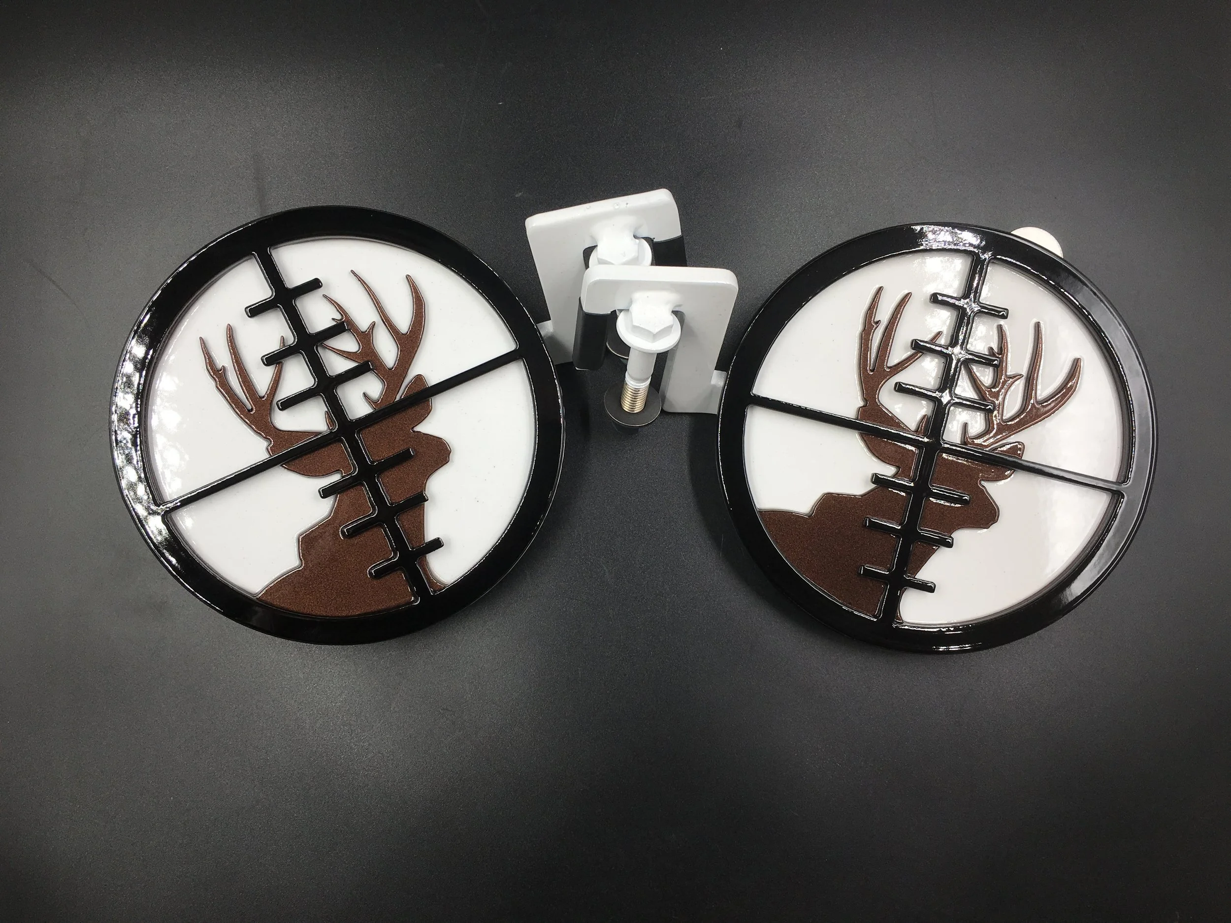 Deer Design Jeep Foot Pegs