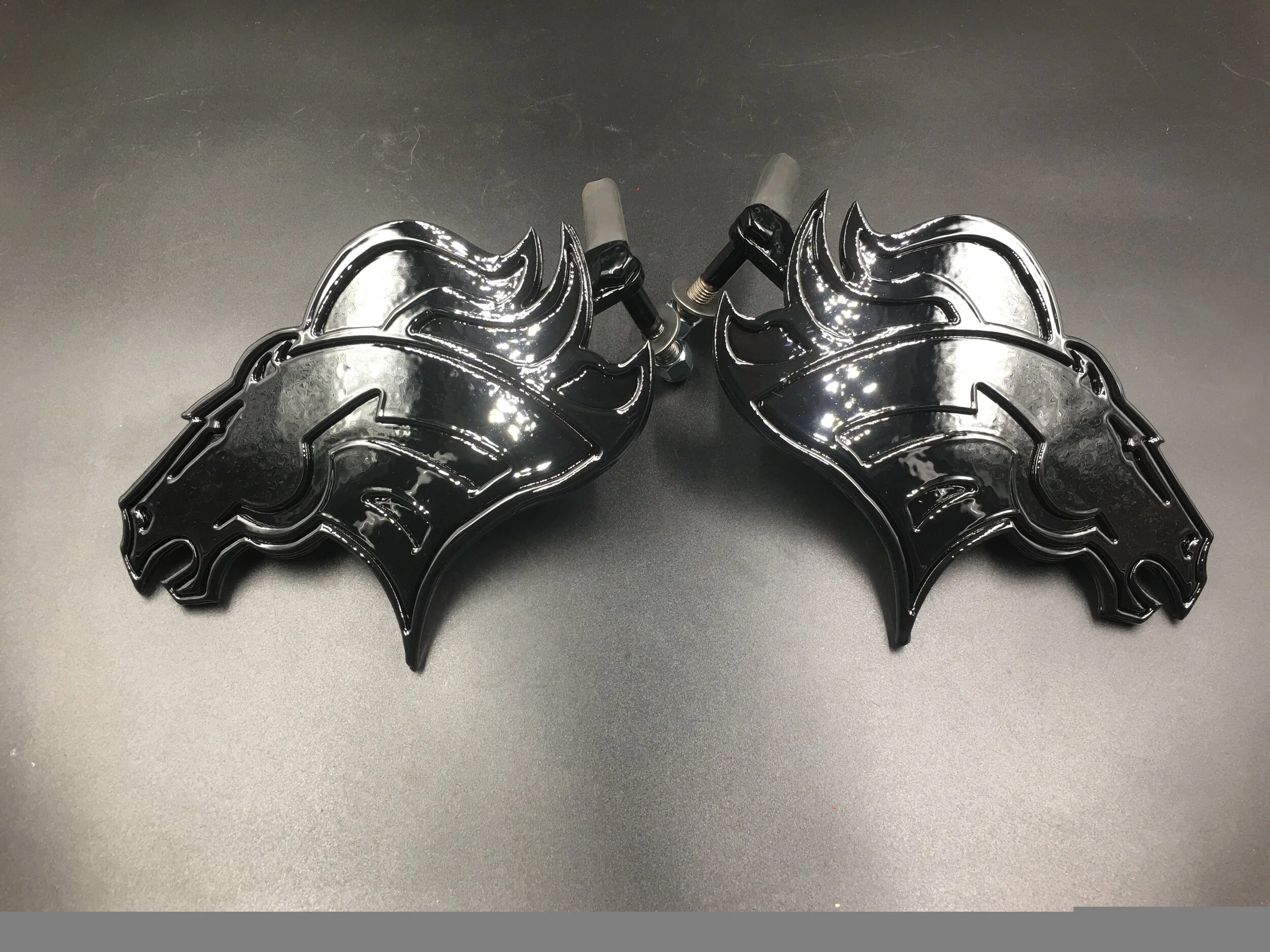 Custom Jeep Foot Pegs - Bronco Metal Design