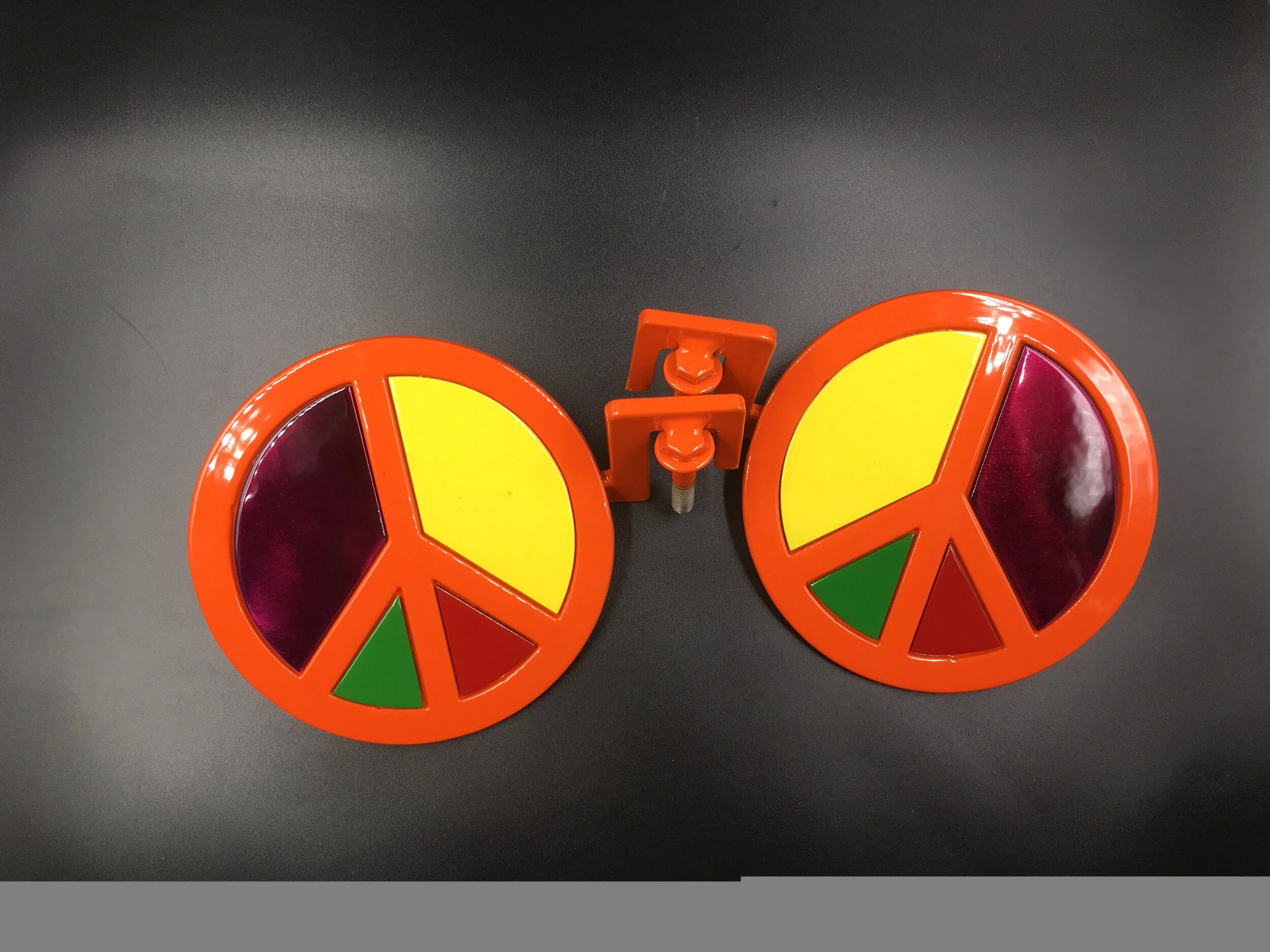 Peace Sign Jeep Foot Pegs