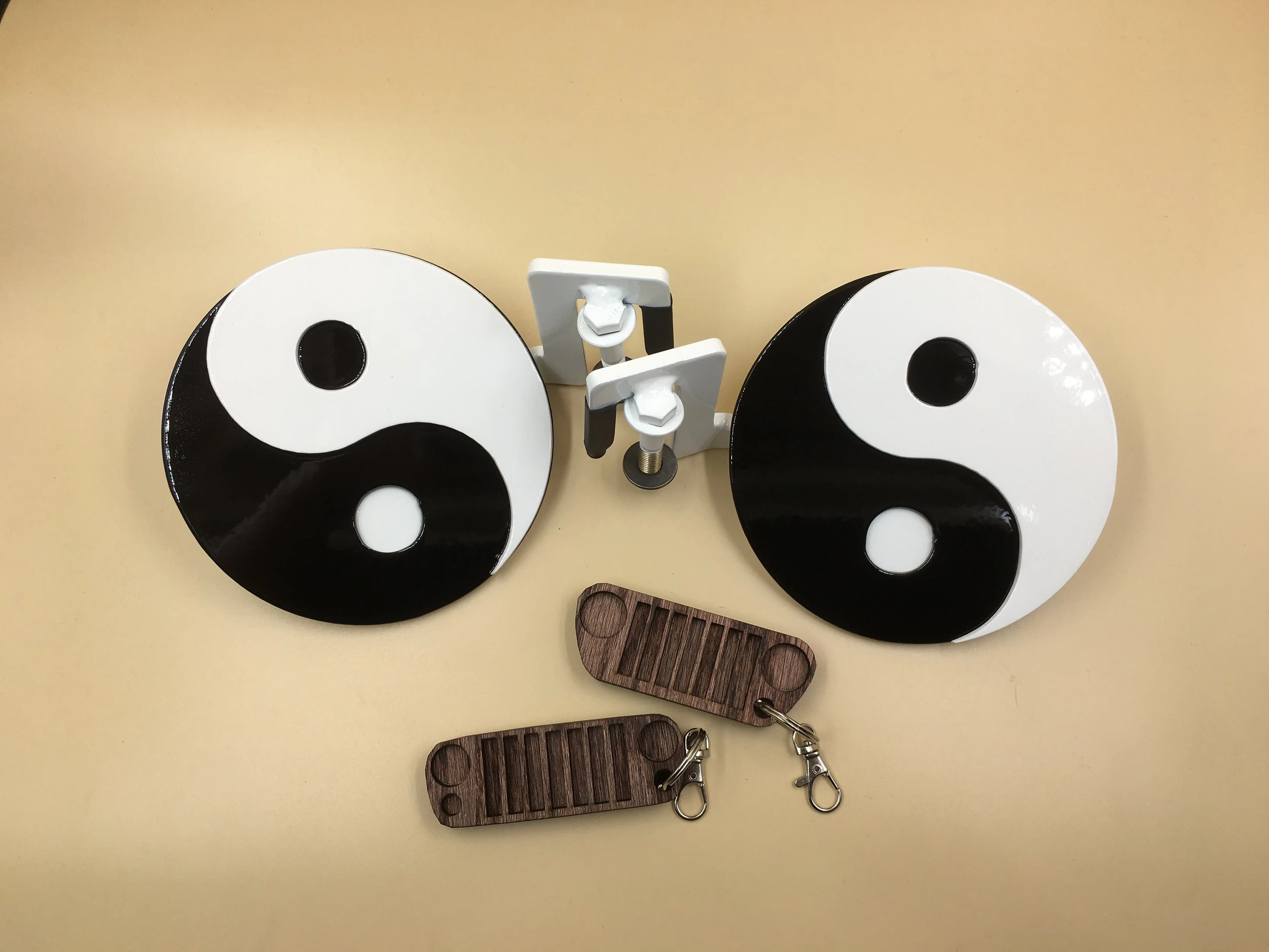 Yin-Yang Jeep Foot Pegs