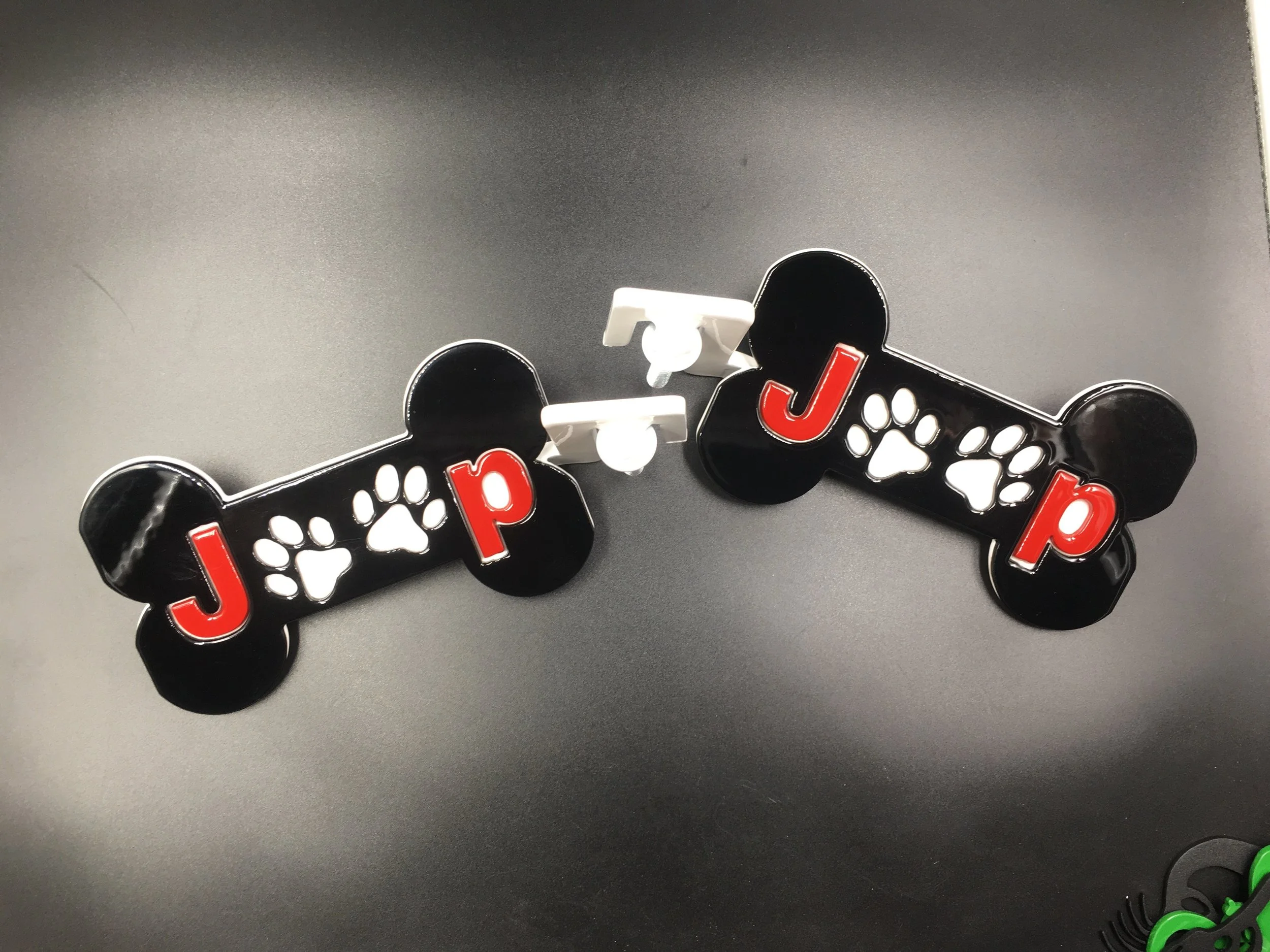 Jeep Foot Pegs with Paw Design