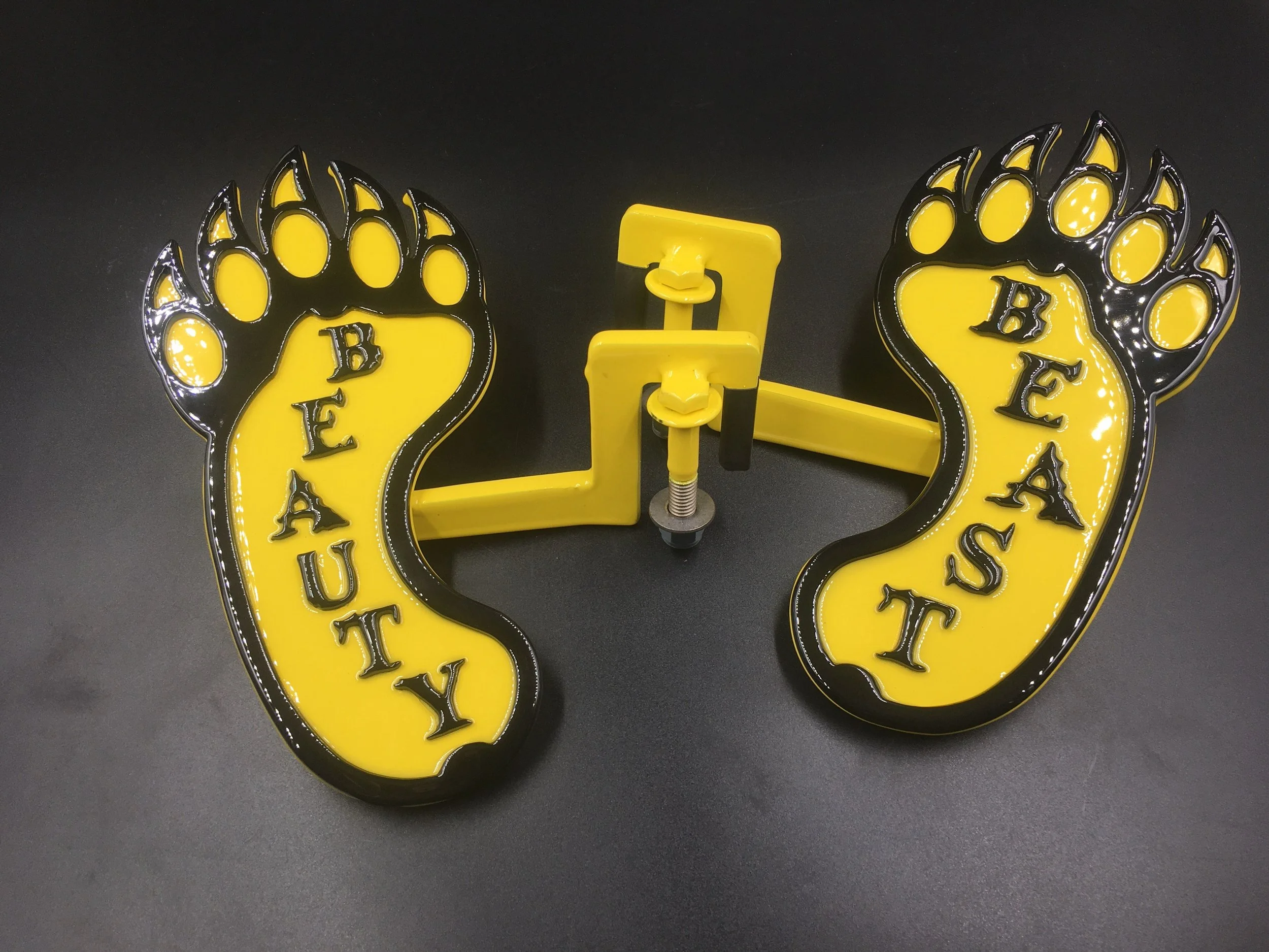Bear Claw Jeep Foot Pegs - Beauty & Beast