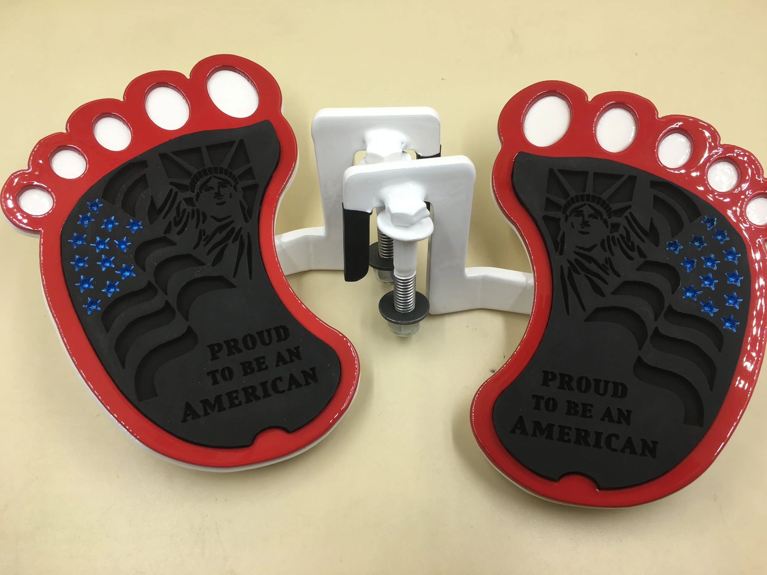 Patriotic Jeep Foot Pegs