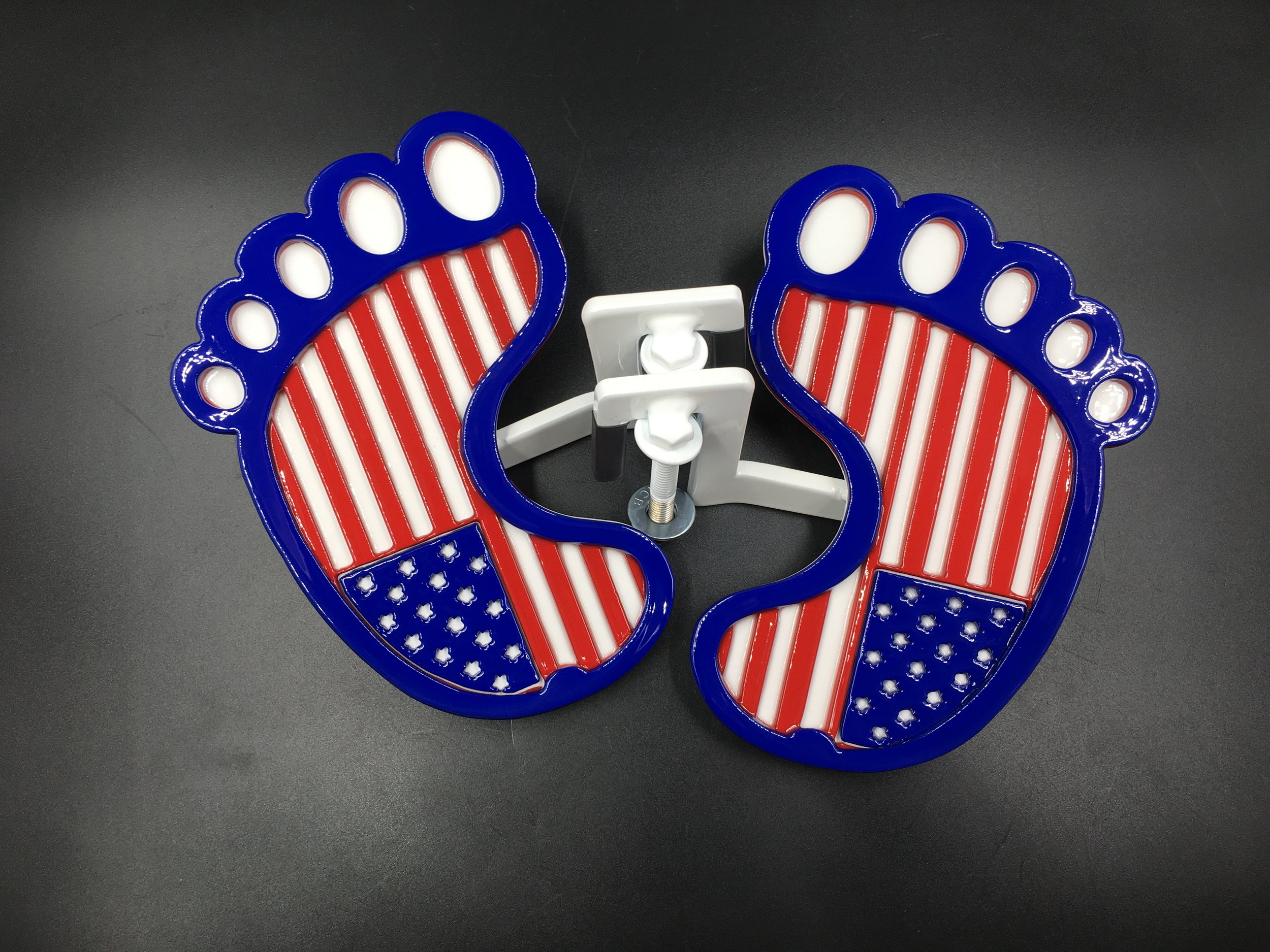 Patriotic Jeep Foot Pegs