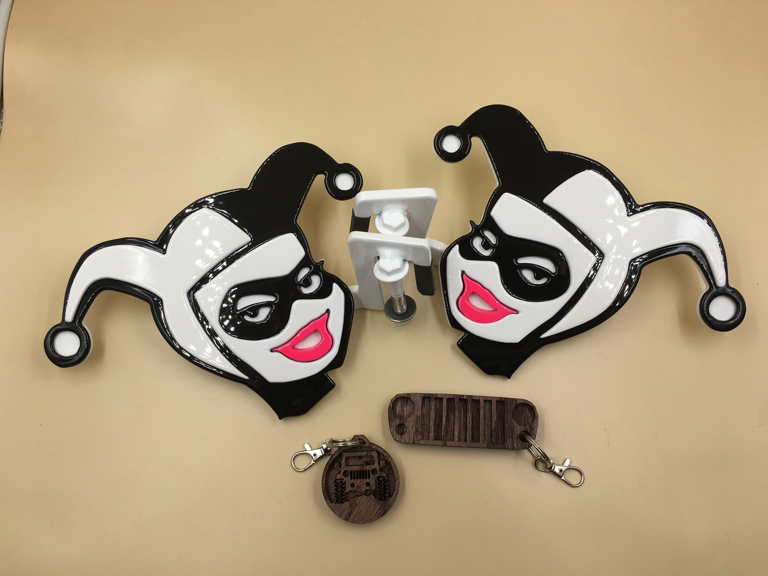 Playful Custom Jeep Foot Pegs/Free Shipping