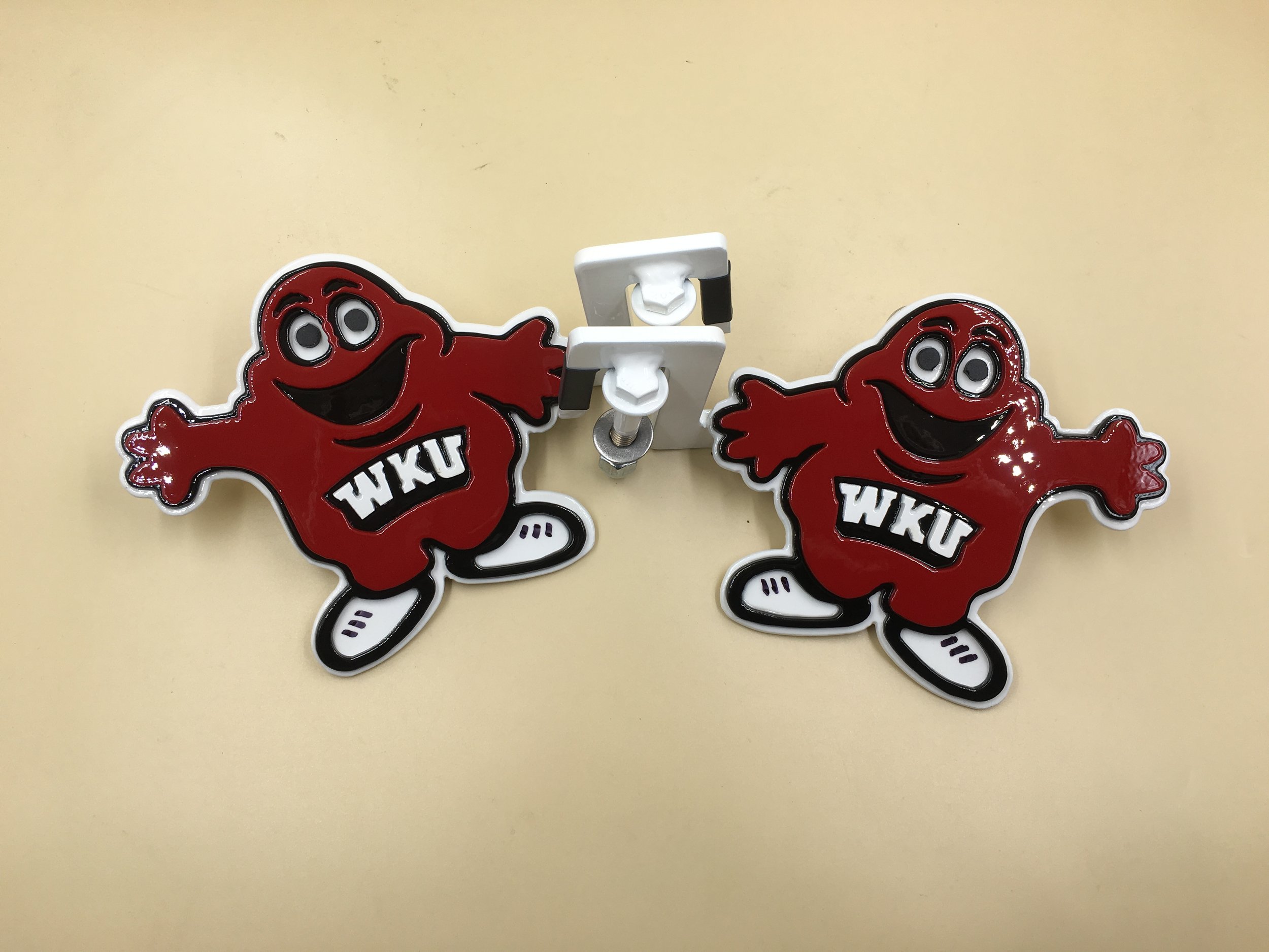 Vibrant Mascot Jeep Foot Pegs