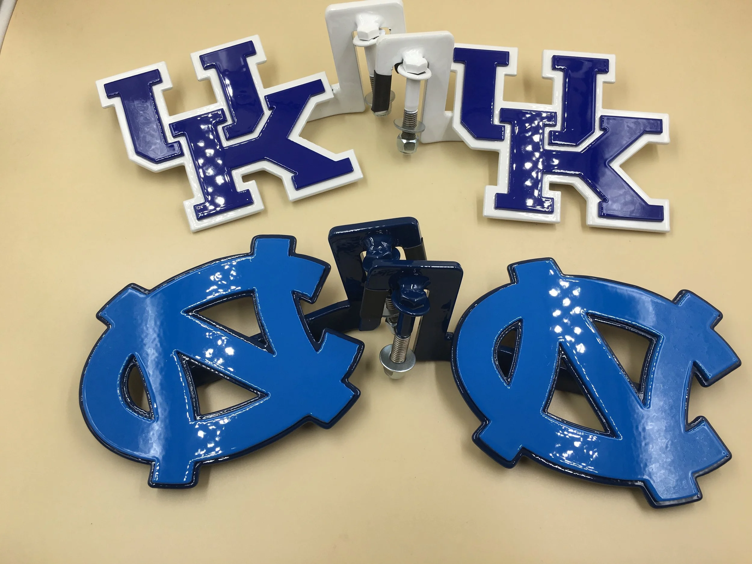 Sports Jeep Foot Pegs with Team Logo