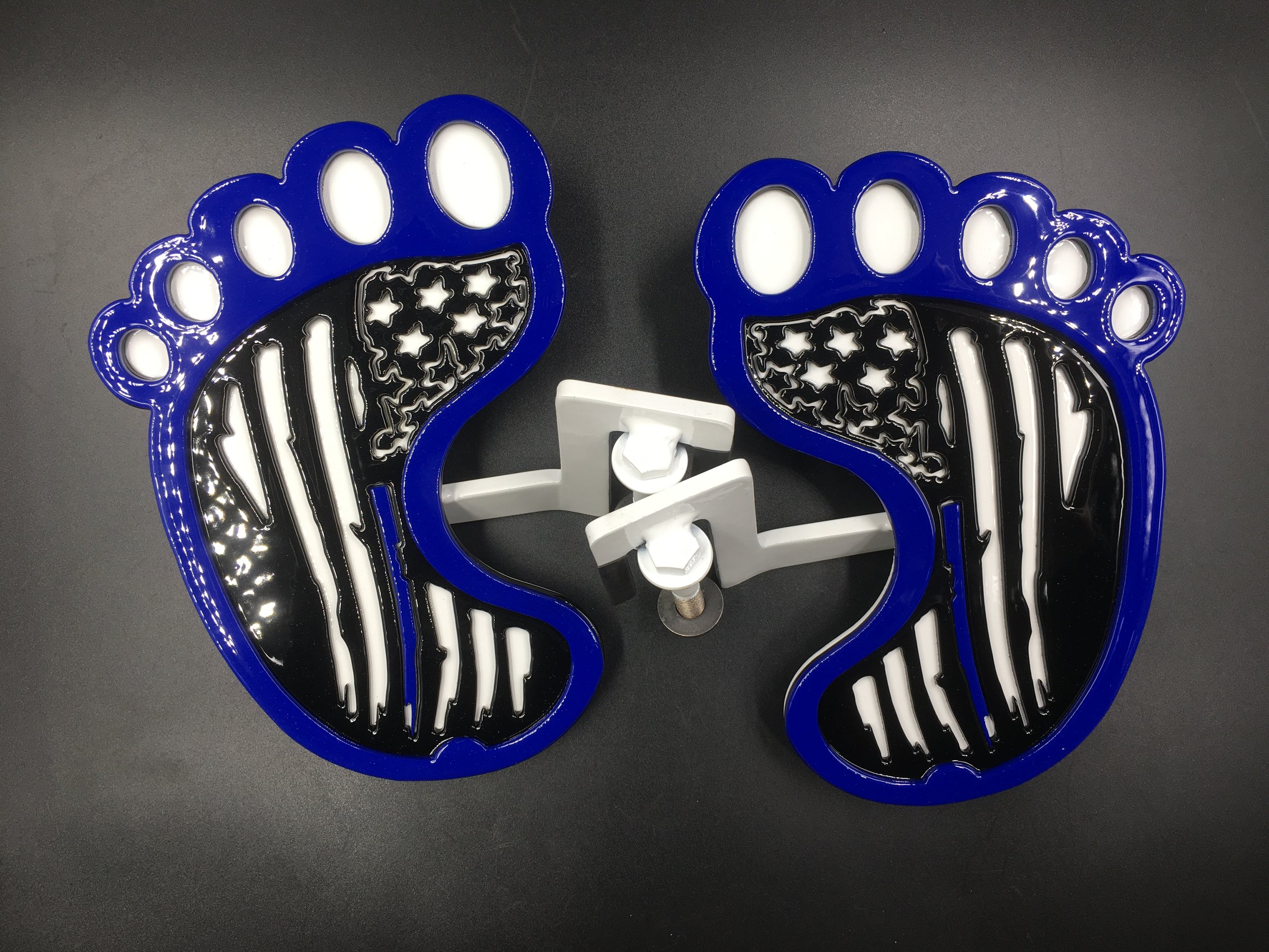 Patriotic Jeep Foot Pegs