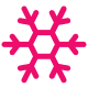 Snowflake for AC cleaning icon