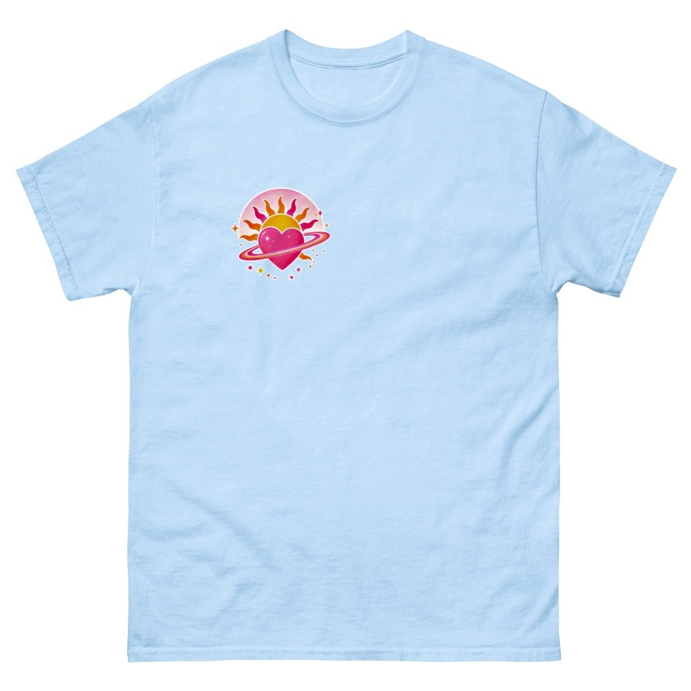 Baby blue staple tee