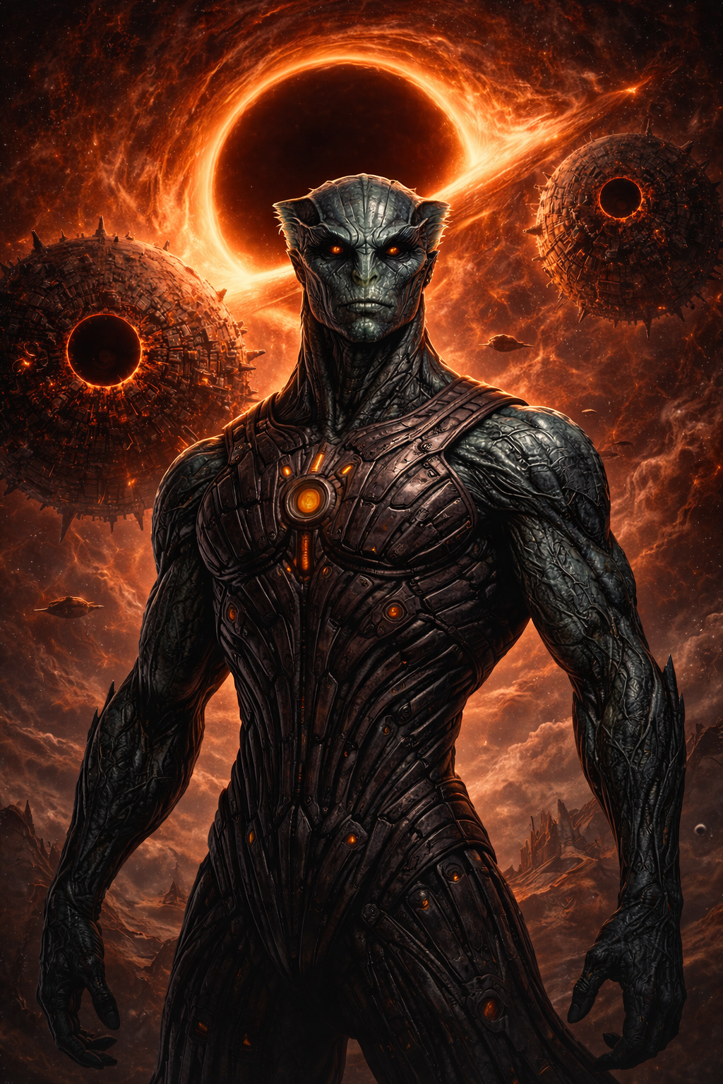 Image of a Reng Commander from new sci-fi novel New Topia Convergence, book 2 of the New Topia trilogy by Lee Marshman Thomas - Premium eBook