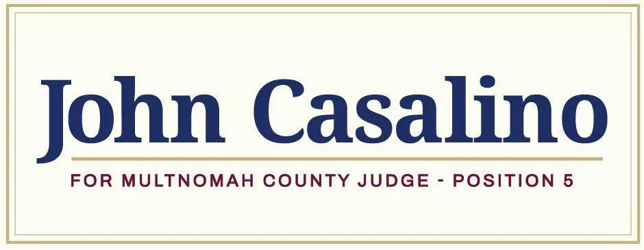 John Casalino for Judge logo
