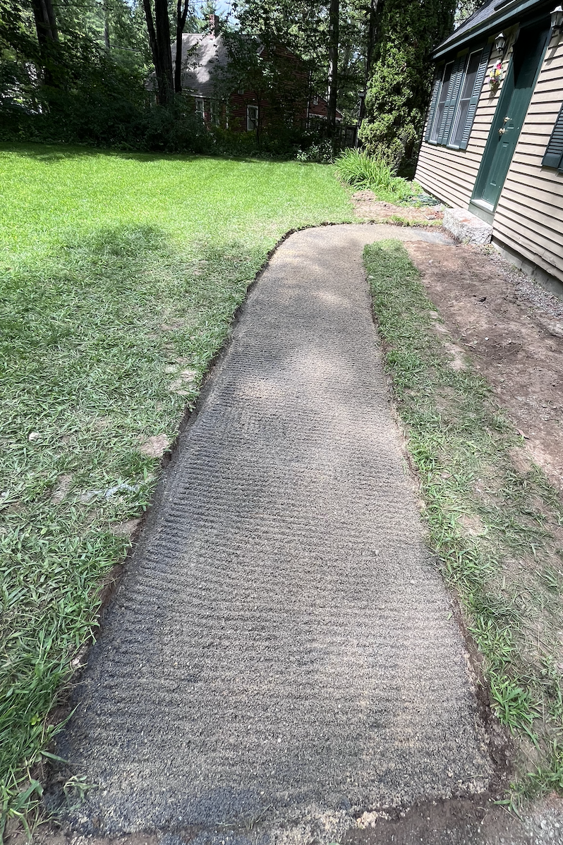 Raked level, ready to start!