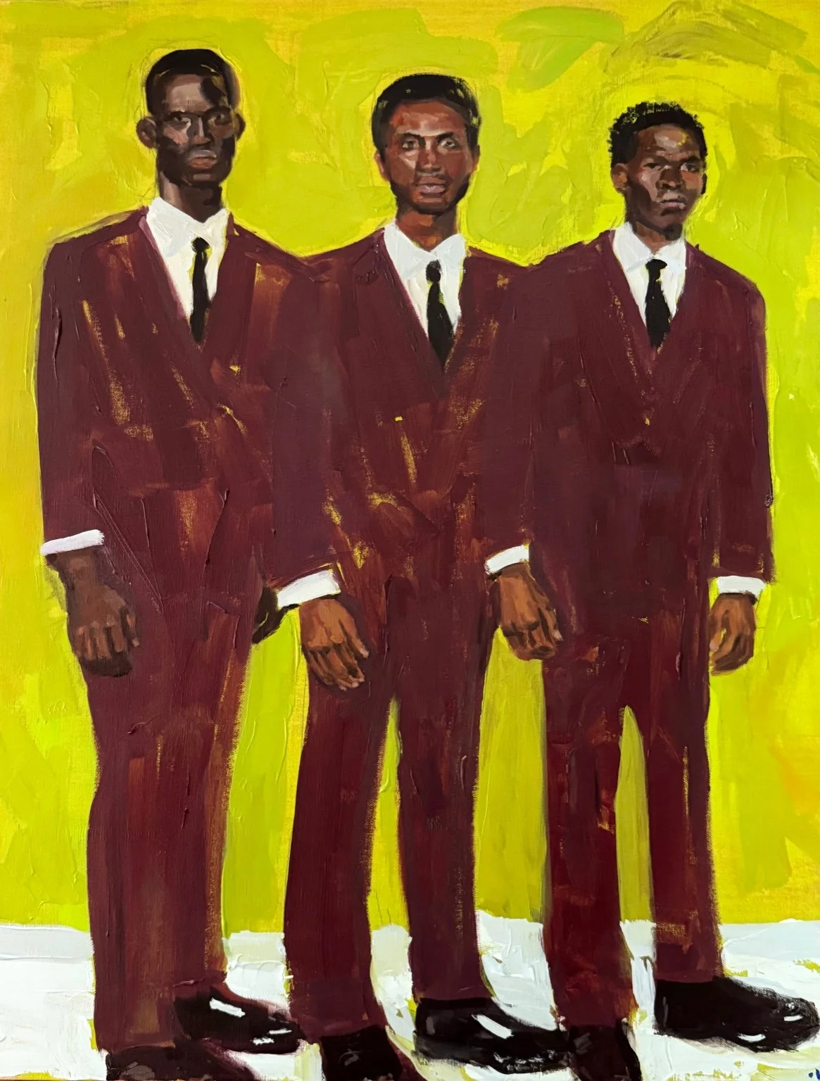 UNTITLED.
2025.
Acrylic on linen.
24x30in.