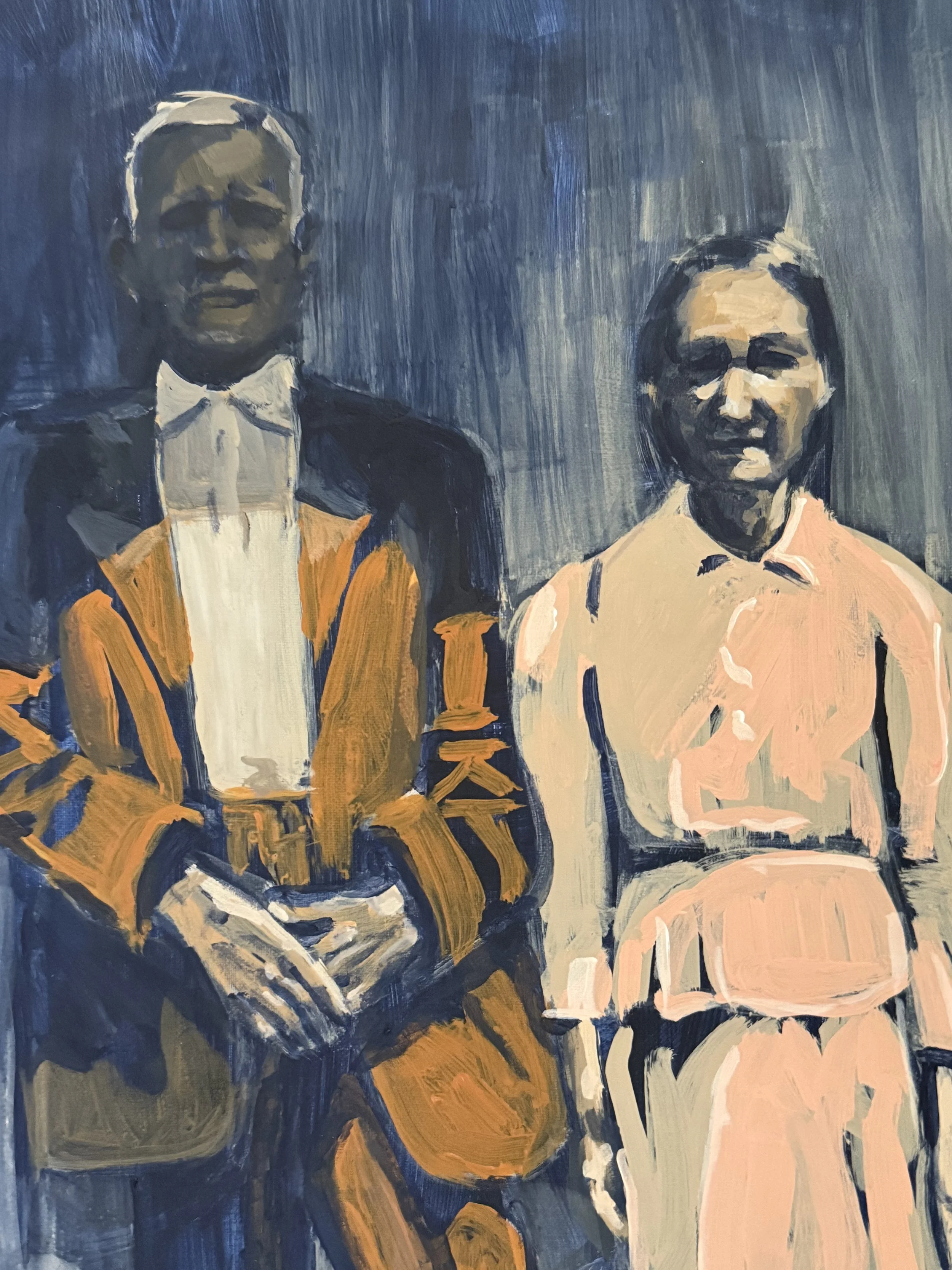 UNTITLED.
2025.
Acrylic on paper.
12x16in.