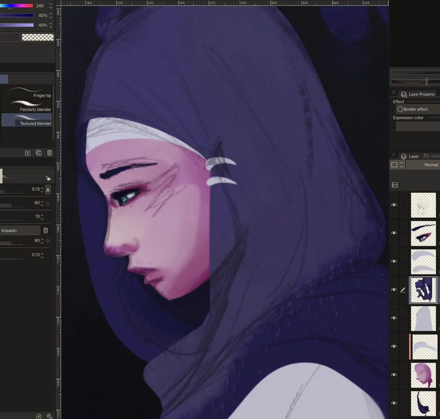 Work in Progress - "Overthinking" 
Clip Studio Paint

🚫NO AI USED

#digitalartist #instagramartist #originalart  #clipstudiopaint #smallartists