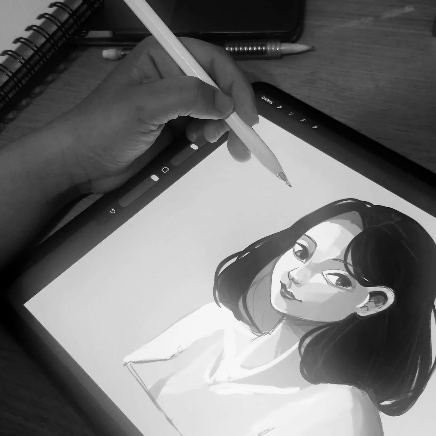 Living my life 🤍
#digitalartist #procreate #procreateillustration #smallartistsupport