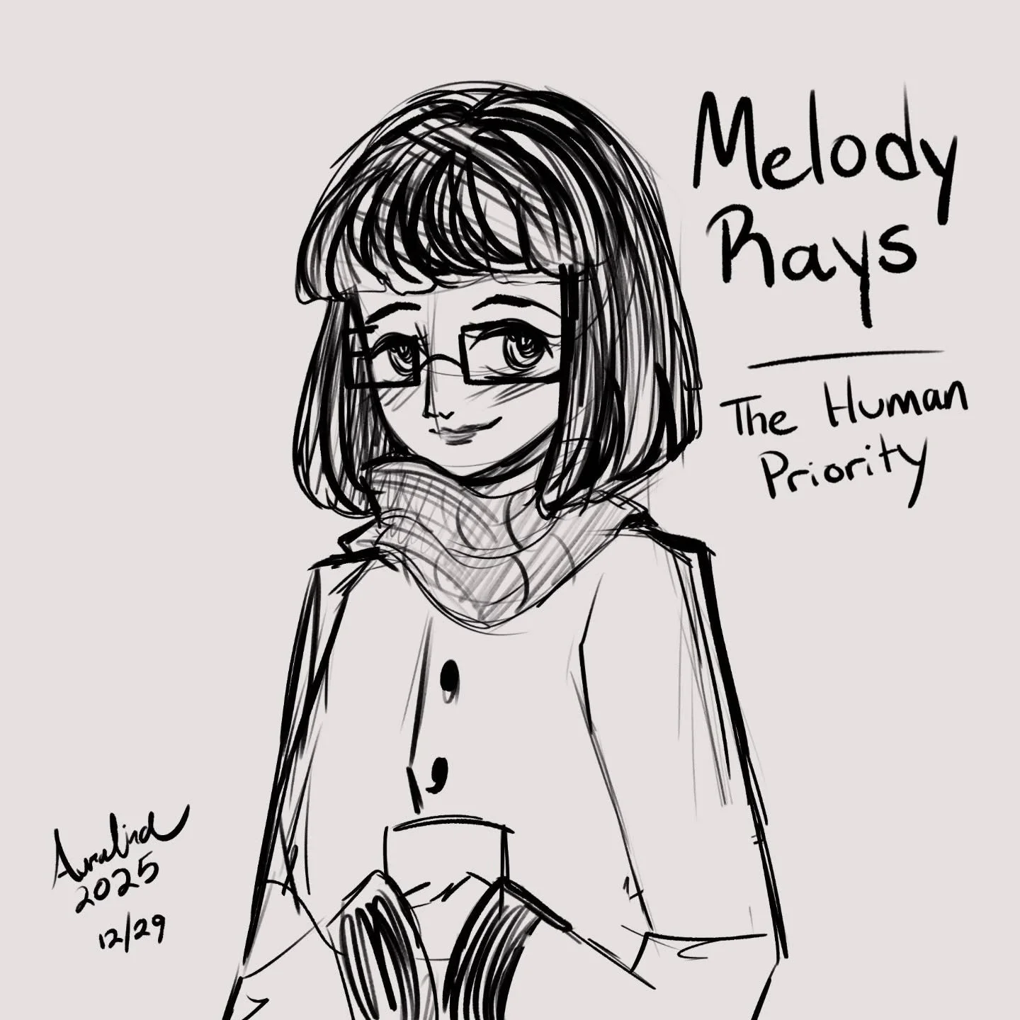 Sketch of Melody Rays - The Human Priority (projected 2027)
🦋🦋🦋🦋
#thehumanpriority #charactersketch #originalcharacter #digitalartist #authorsofinstagram