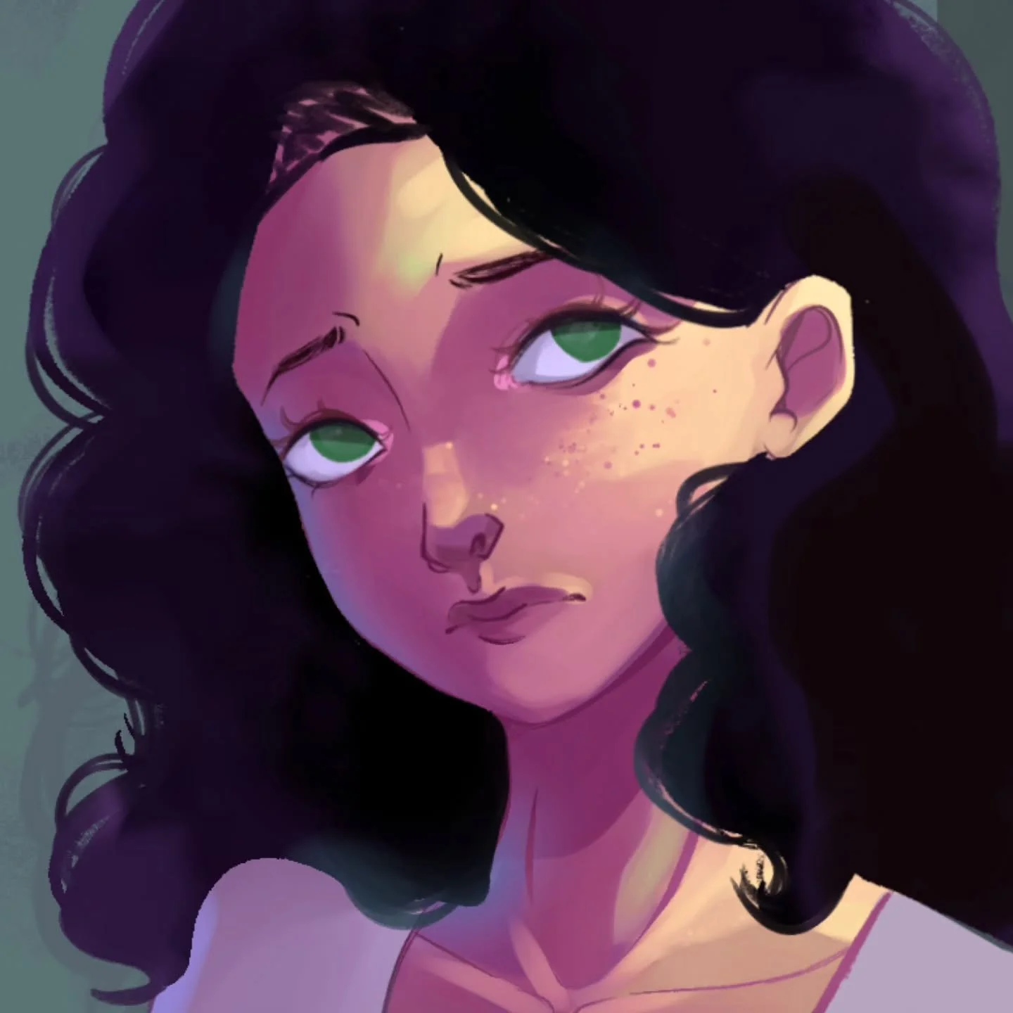 A little tired 😴 It's coming together though. ❤️ 
#digitalartists #digitalart #clipstudiopaint #originalart