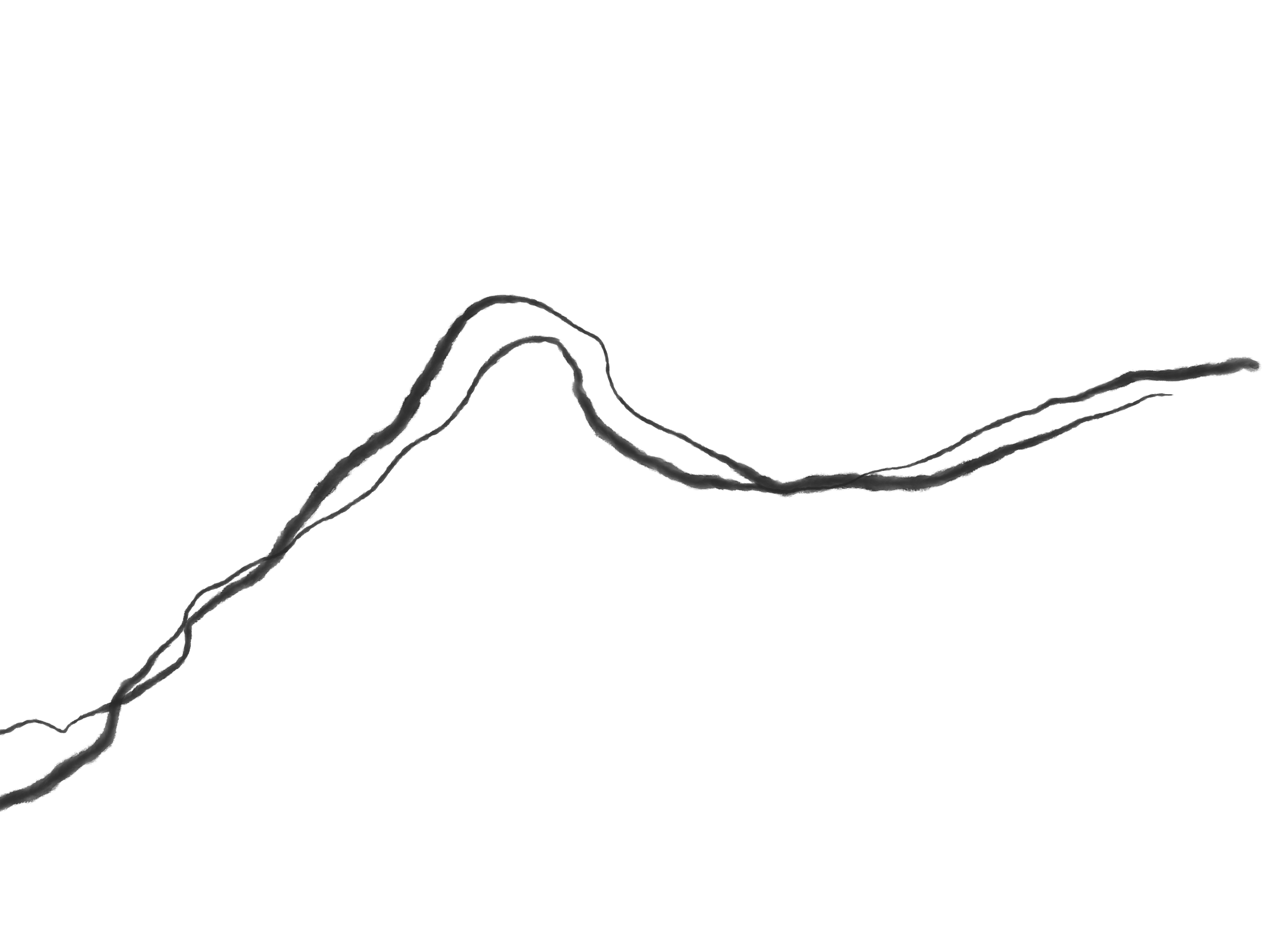 Line graph showing data trends over time with a black background and multiple lines in different shades of gray.