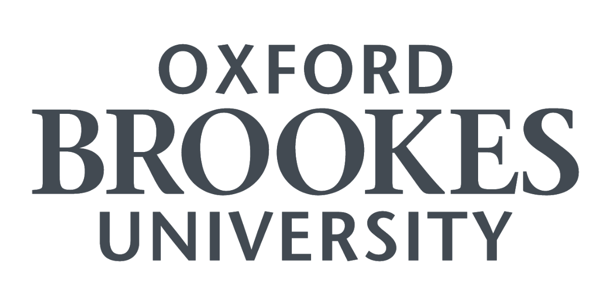 Word cloud with the words Oxford Brookes University.