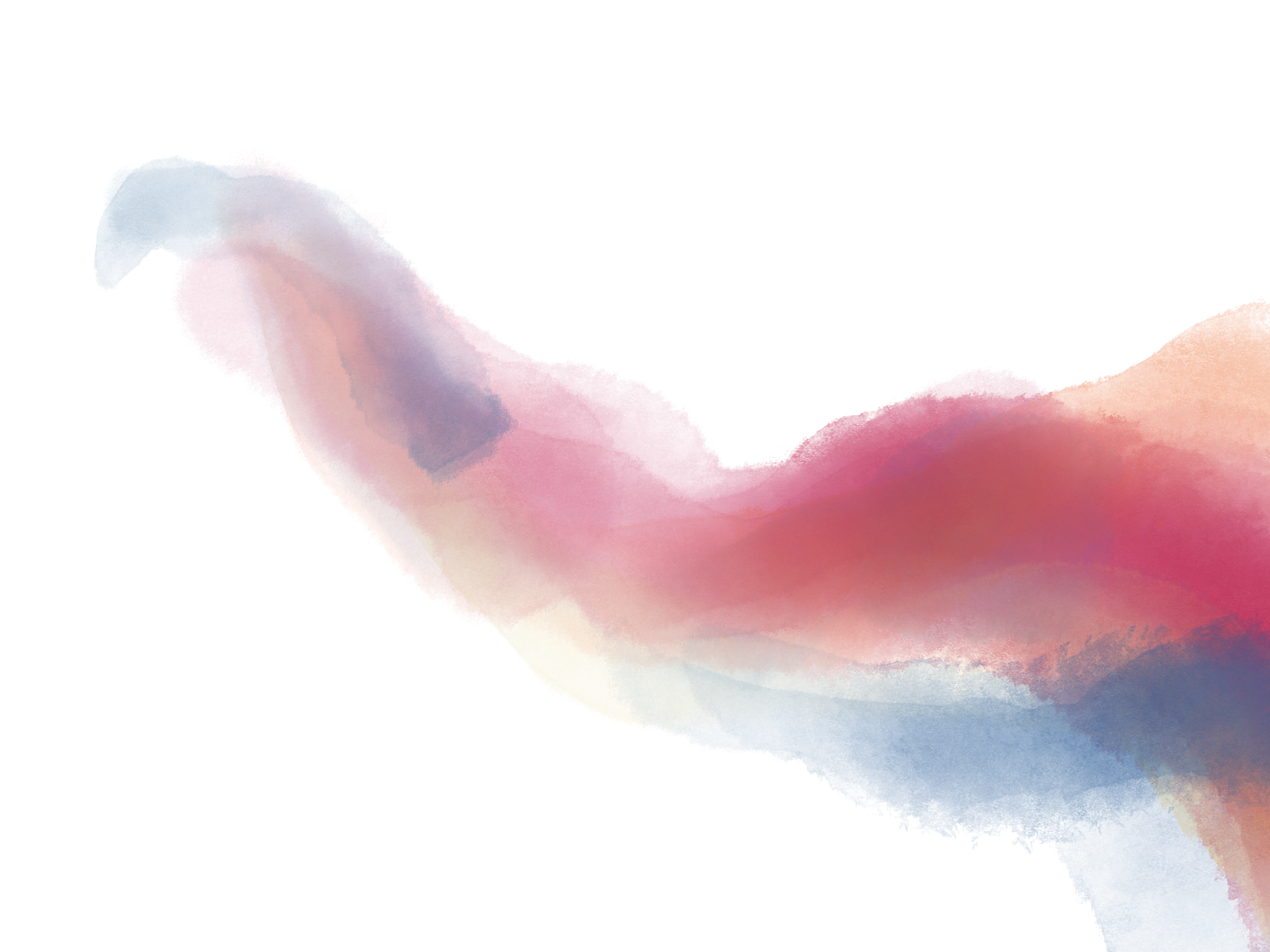 Abstract digital artwork with vibrant streaks of pink, blue, orange, yellow, and purple colors on a black background.