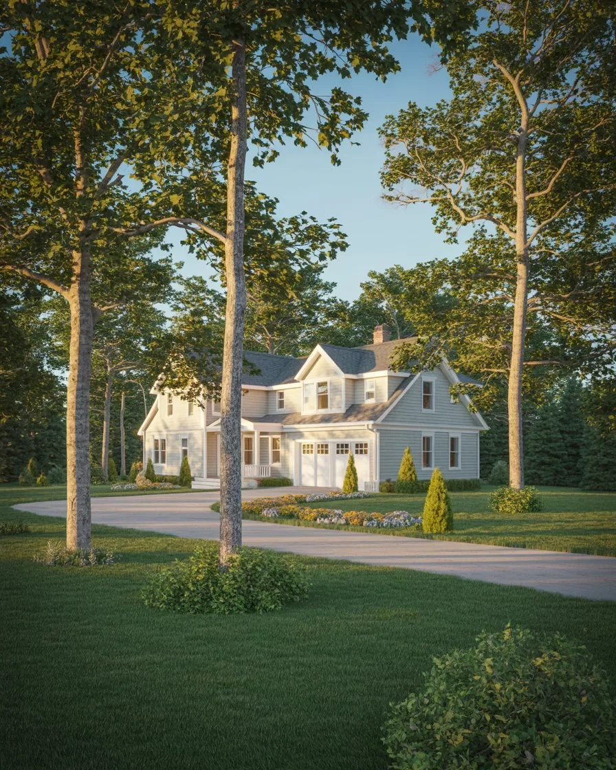Northern Michigan property power washed clean curb appeal Frankfort Michigan home exterior summer ready