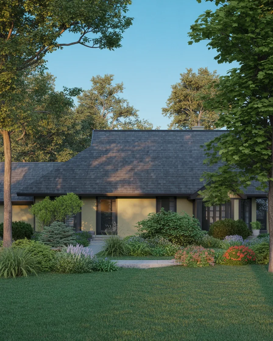 Northern Michigan home well maintained clean roof peaceful summer morning property care FAQ