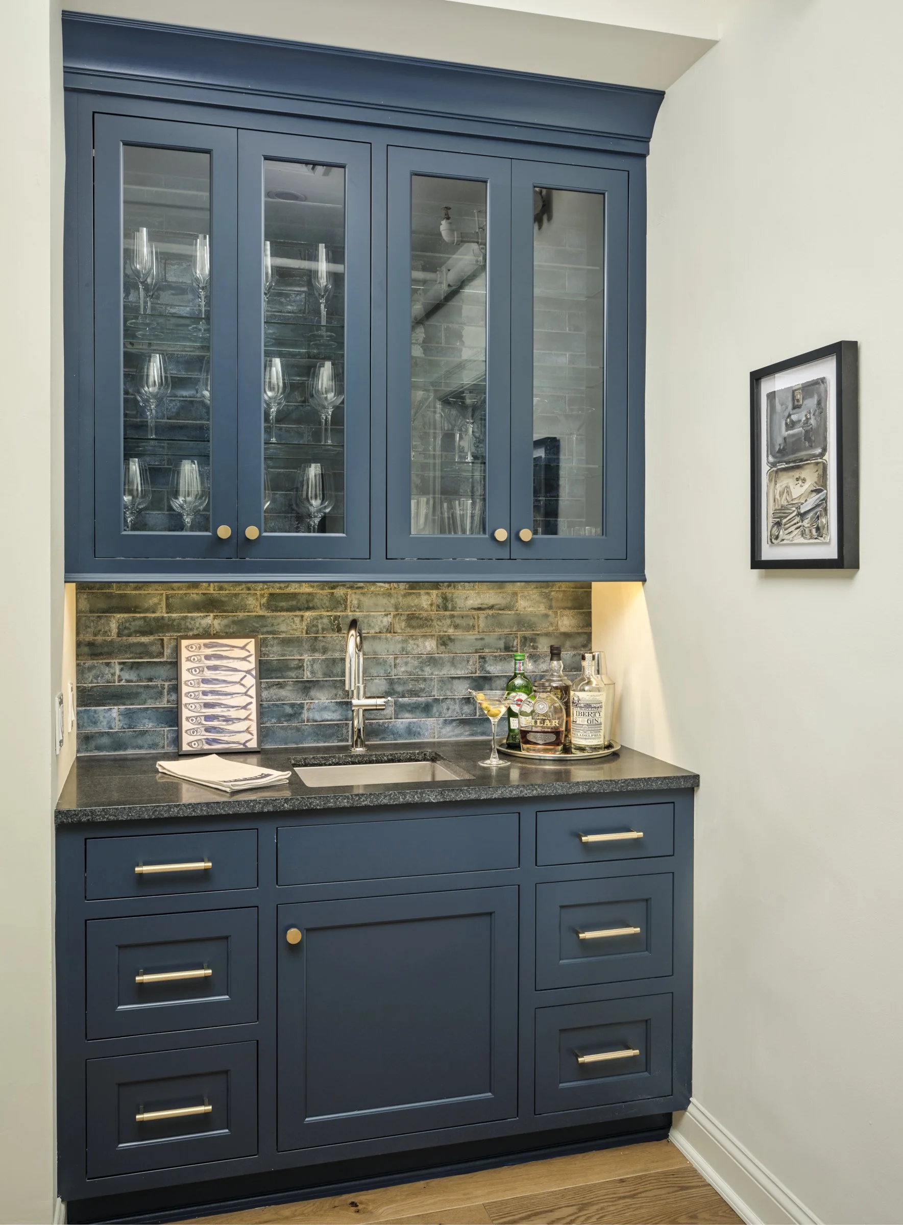 KITCHEN RENOVATION, INTERIOR DESIGN, WET BAR, CUSTOM CABINETRY