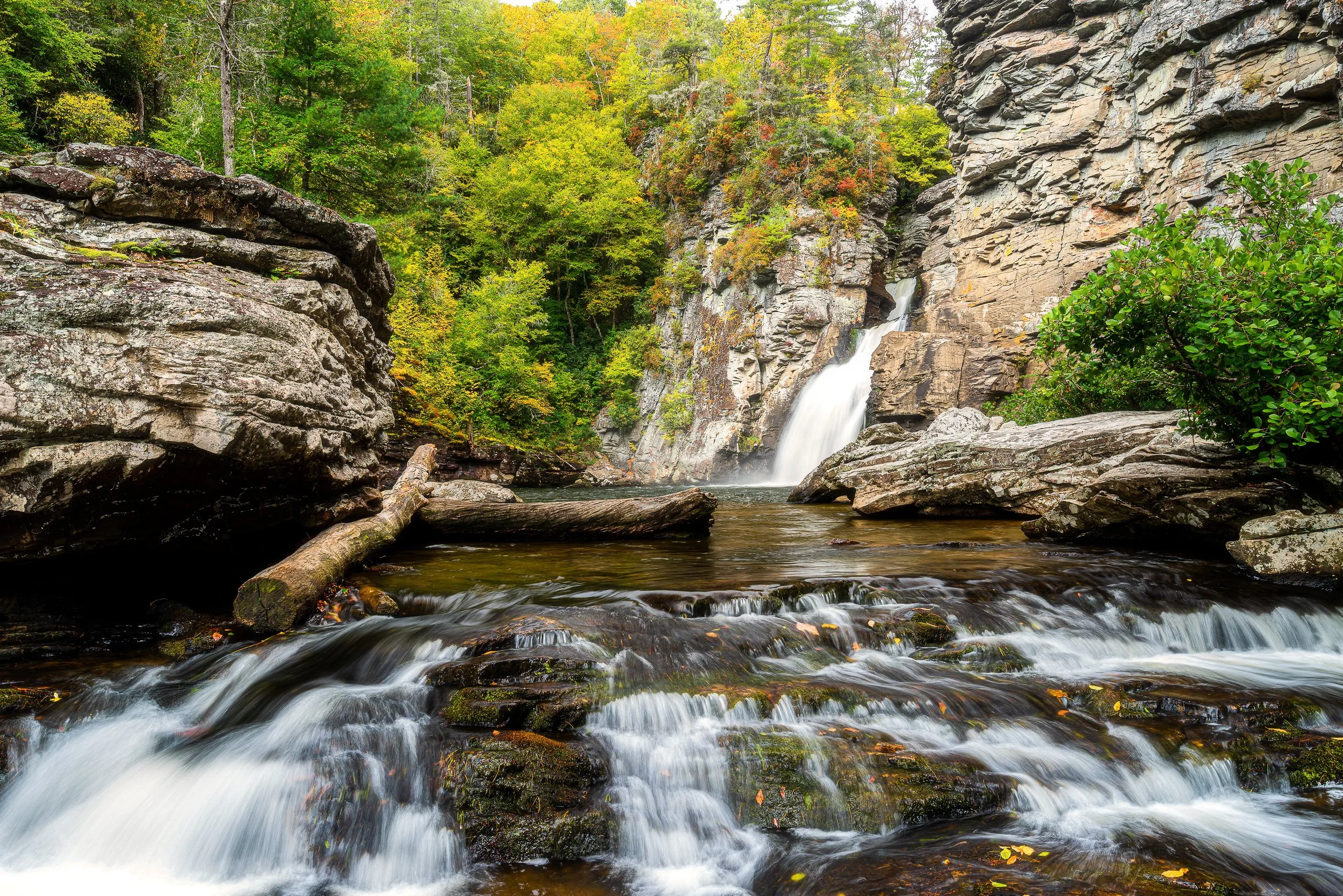 Below Linville Falls in Fall (landscape)-Edit.jpg
